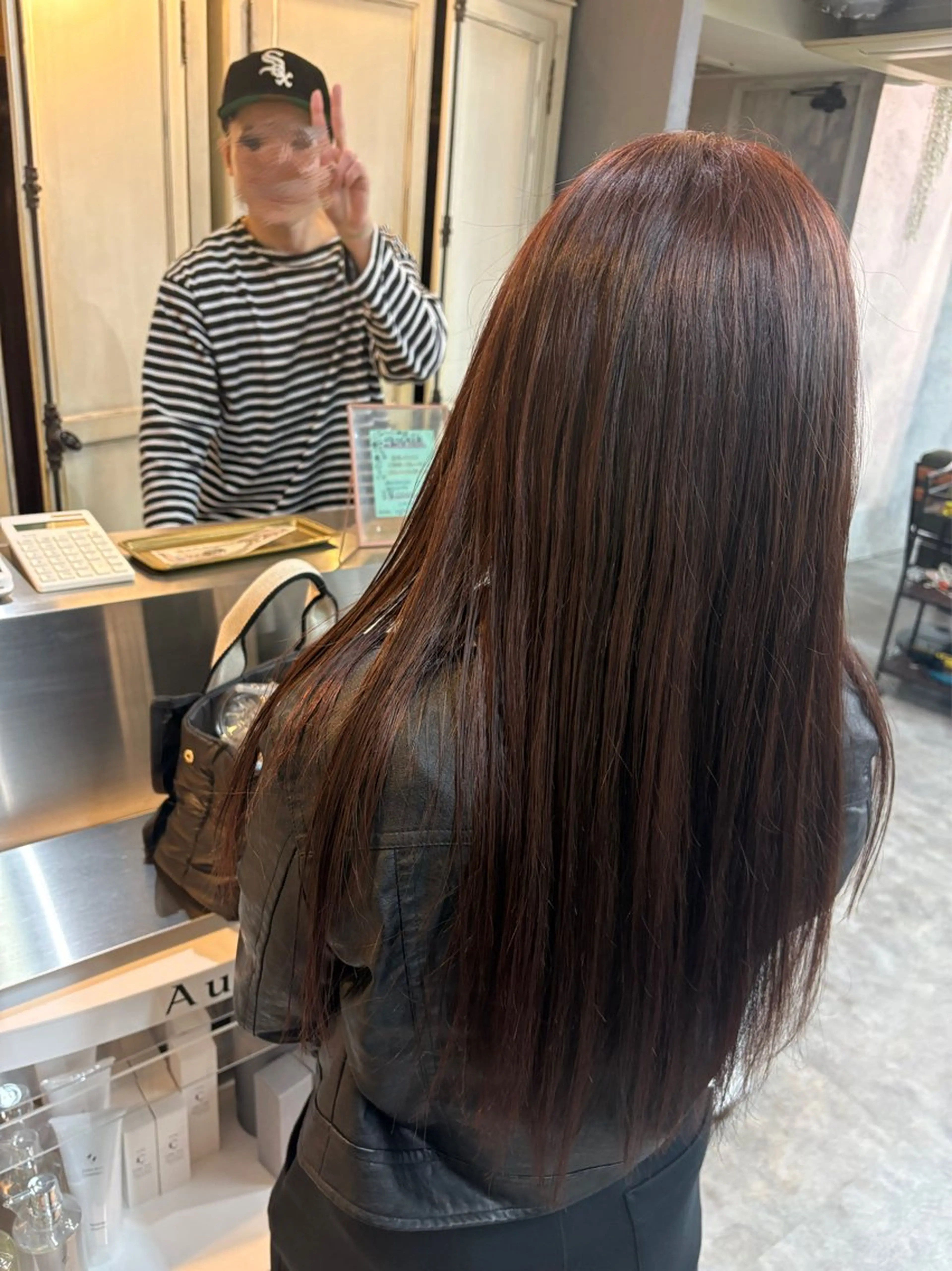 ロング カット ヘアカラー hair studio nico…所属・シモイケ ルアのヘアスタイル