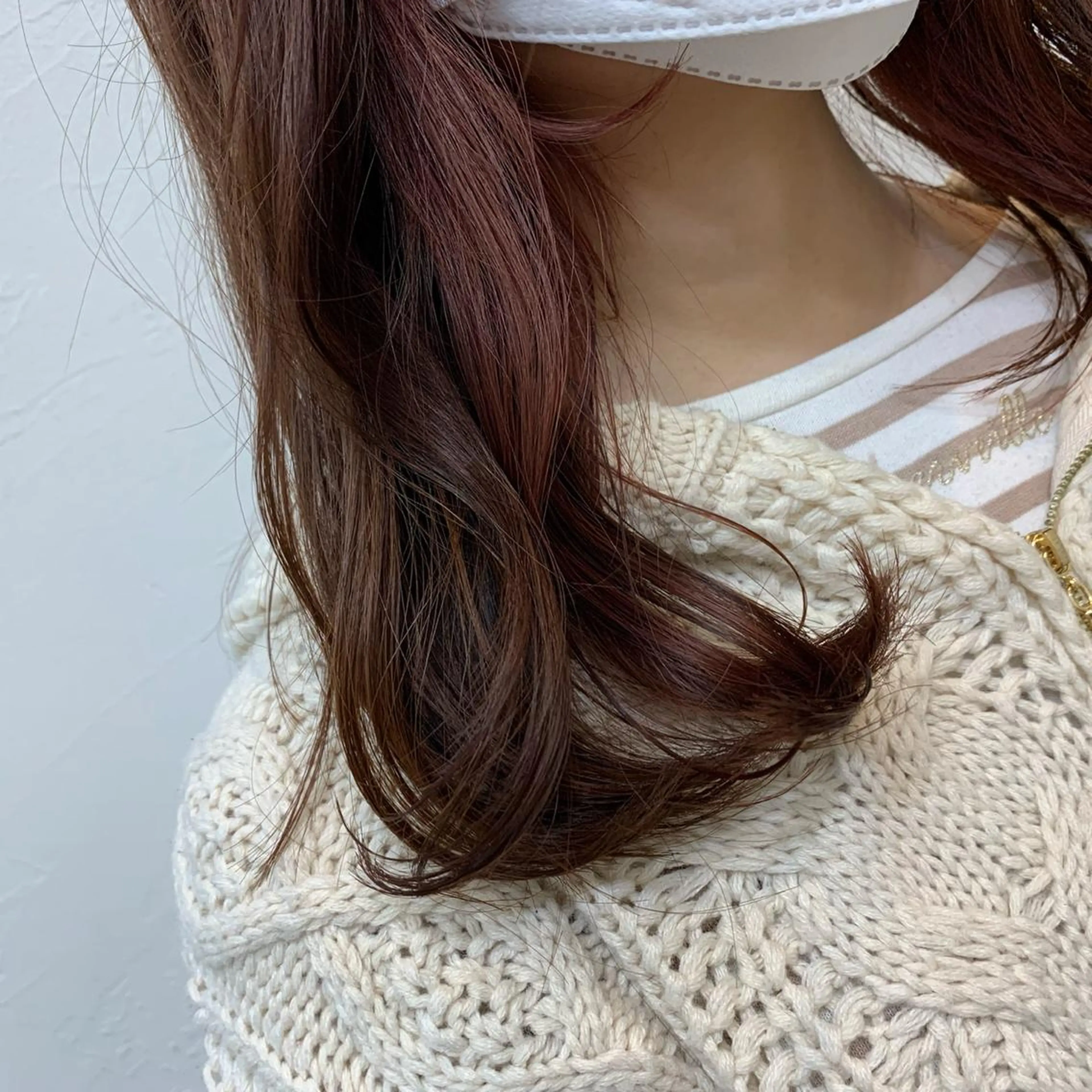 セミロング CHIC 岩下真衣のヘアスタイル