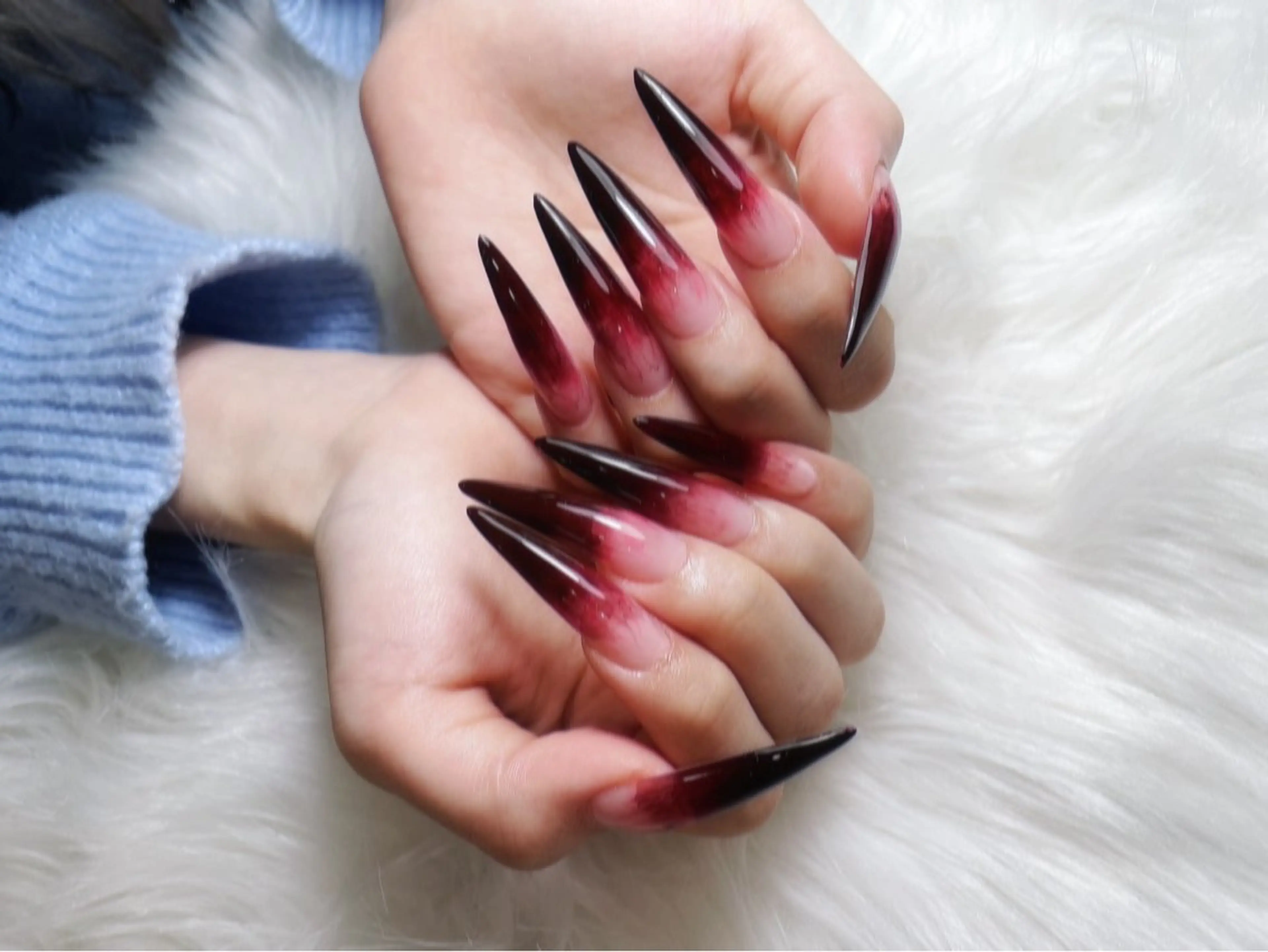 ネイル 長さ出し emu m.uのネイルデザイン