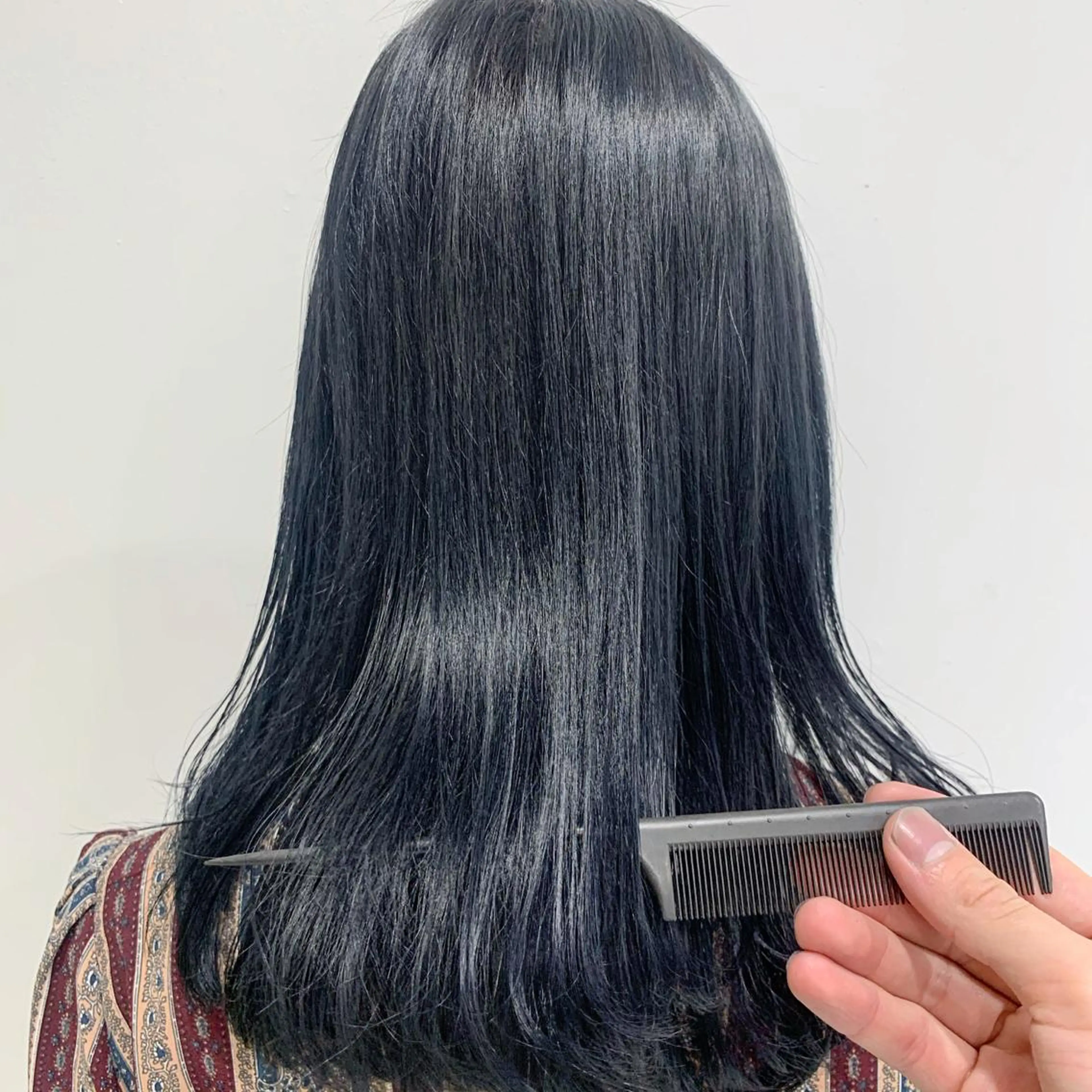 ロング カラー アッシュ インナーカラー くすみミルクティー／ ブラウン🪡TOWAのヘアスタイル