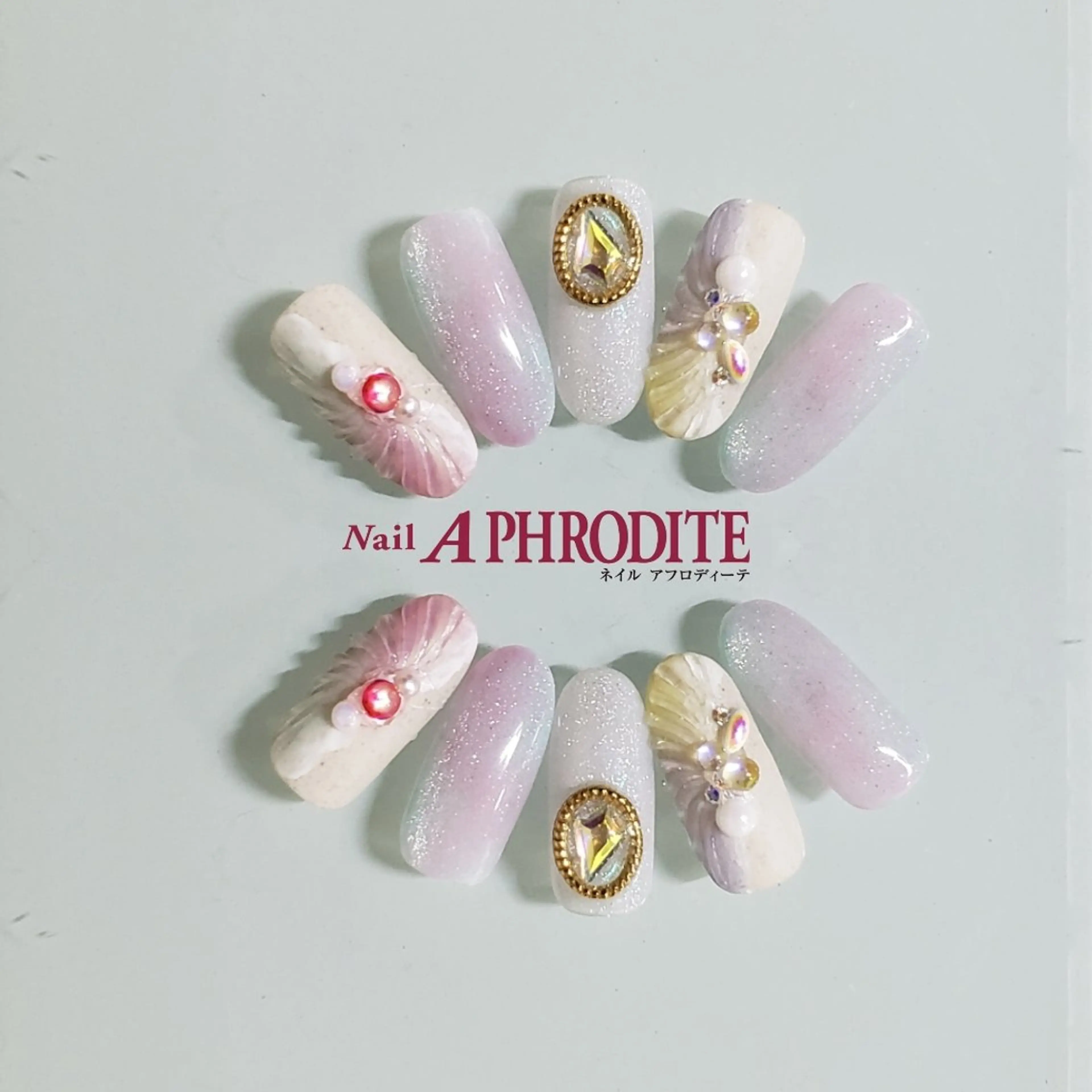 ネイル ジェルネイル ニュアンスネイル スカルプネイル ソフトジェル ネイルチップ ハンドネイル Nail  Aphroditeのネイルデザイン