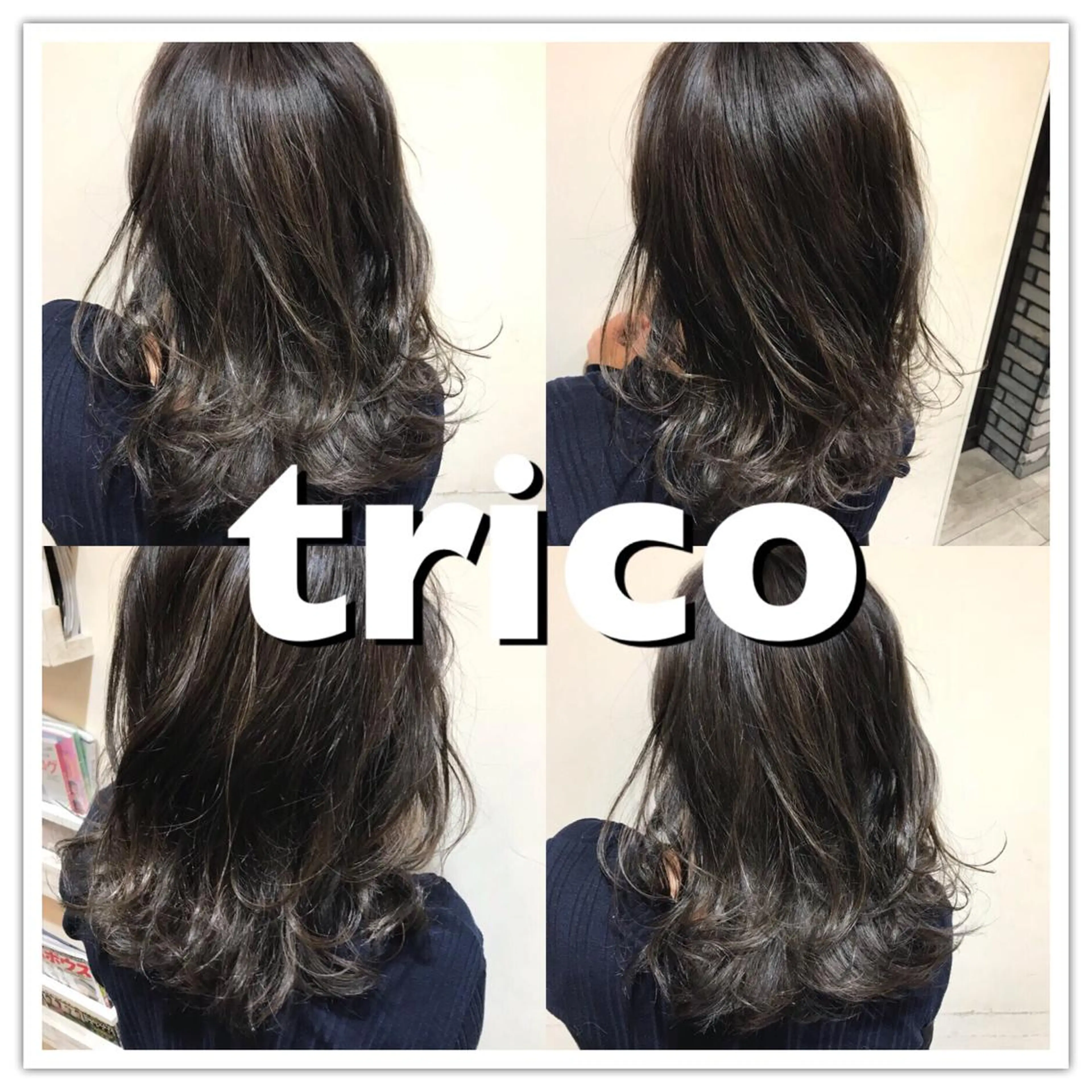 ミディアム カラー アッシュ ブルーカラー ハイライトカラー ハイライト 似合わせ/ブリーチ カラー.岡田友仁のヘアスタイル