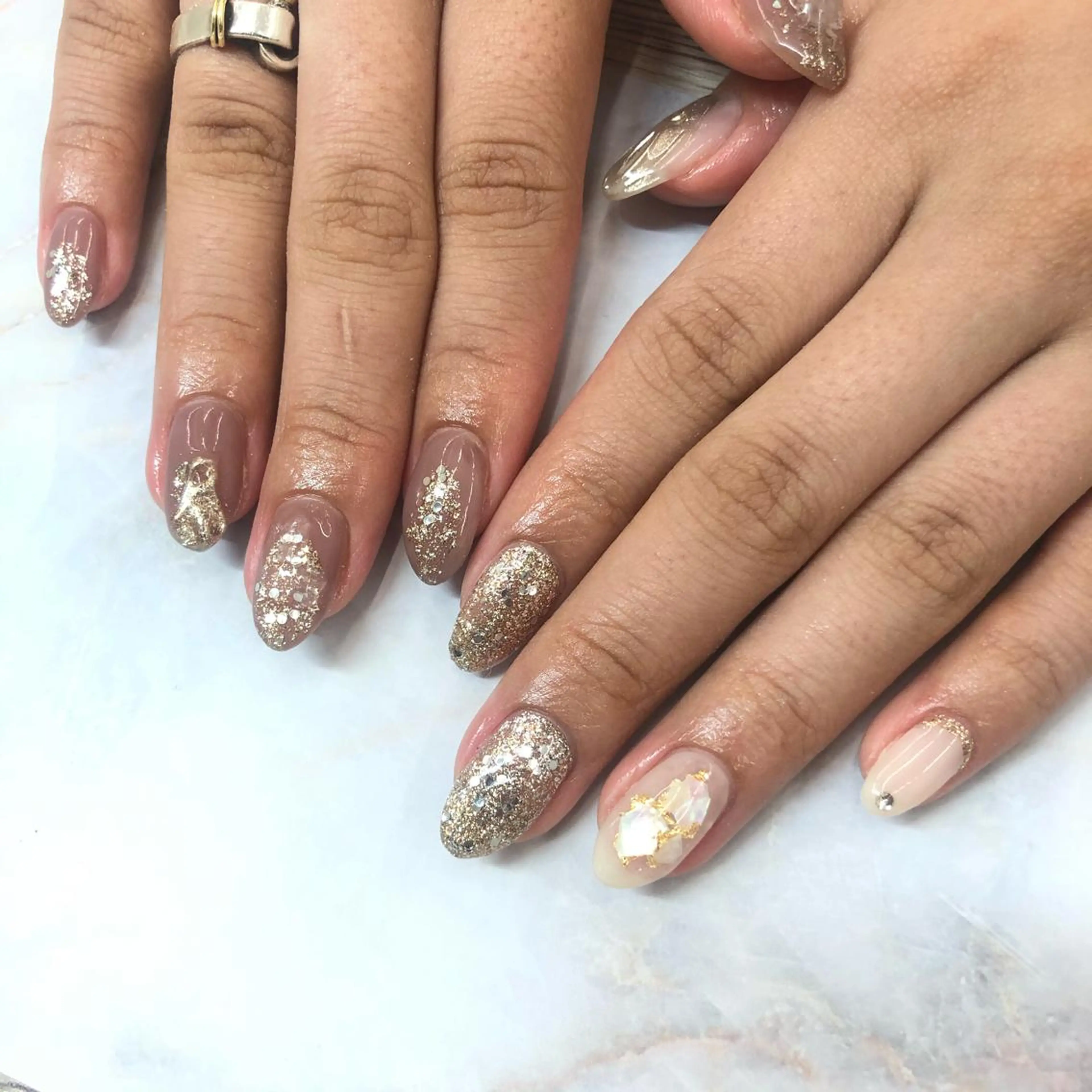 ネイル ニュアンスネイル 🎀AYAKO 🎀中韓ネイルのネイルデザイン