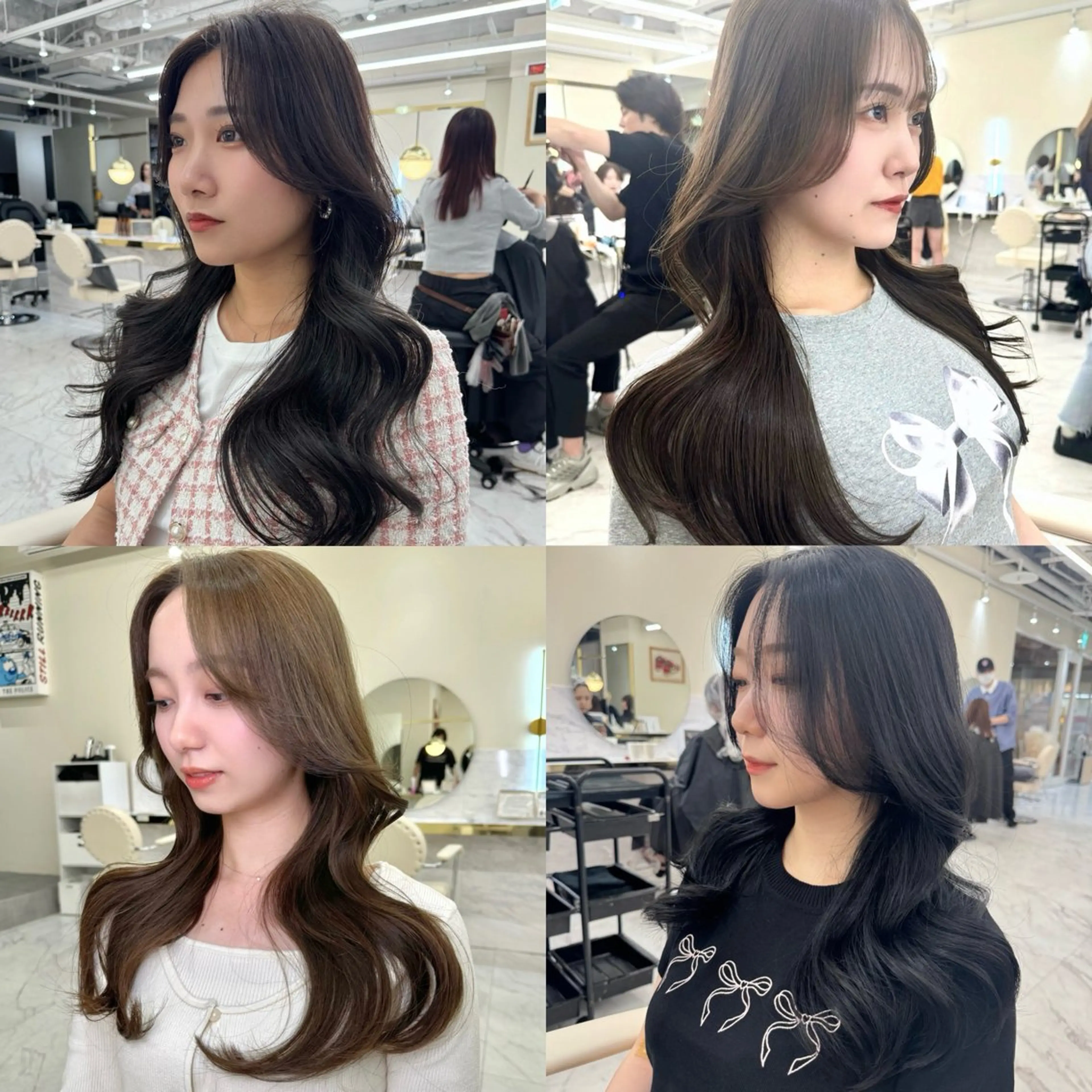 ロング カラー ヘアアレンジ 透明感カラー くびれヘア 顔周りカット くびれレイヤー レイヤーカット 🤍layer🤍 リナのヘアスタイル