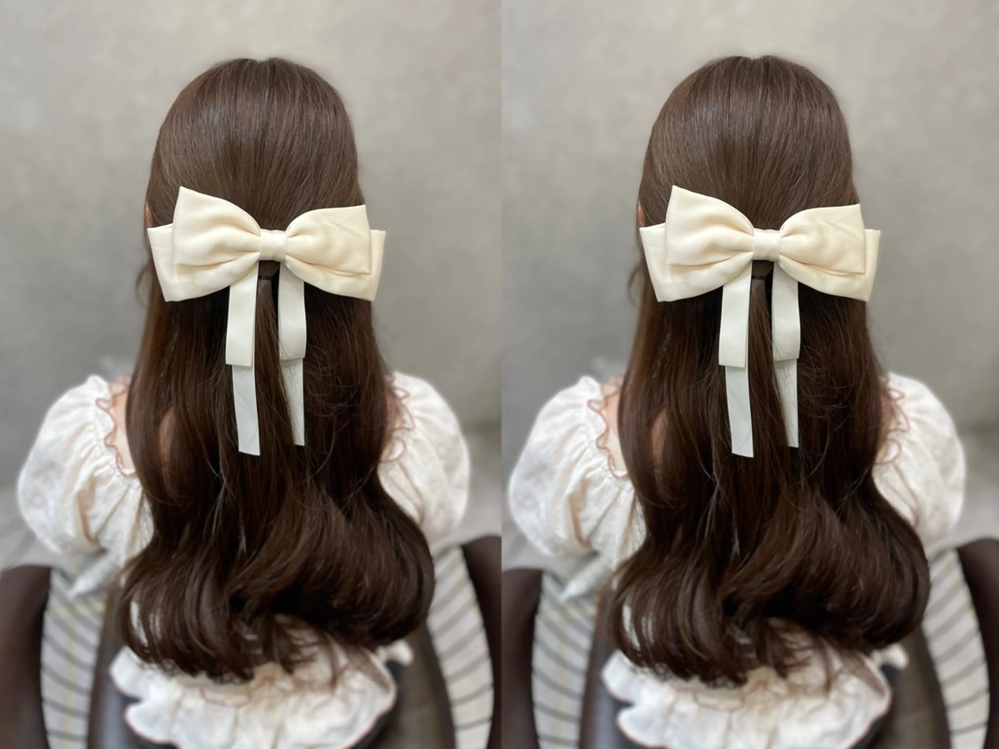 セミロング ヘアカラー MOE 福岡韓国ヘア✧︎のヘアスタイル