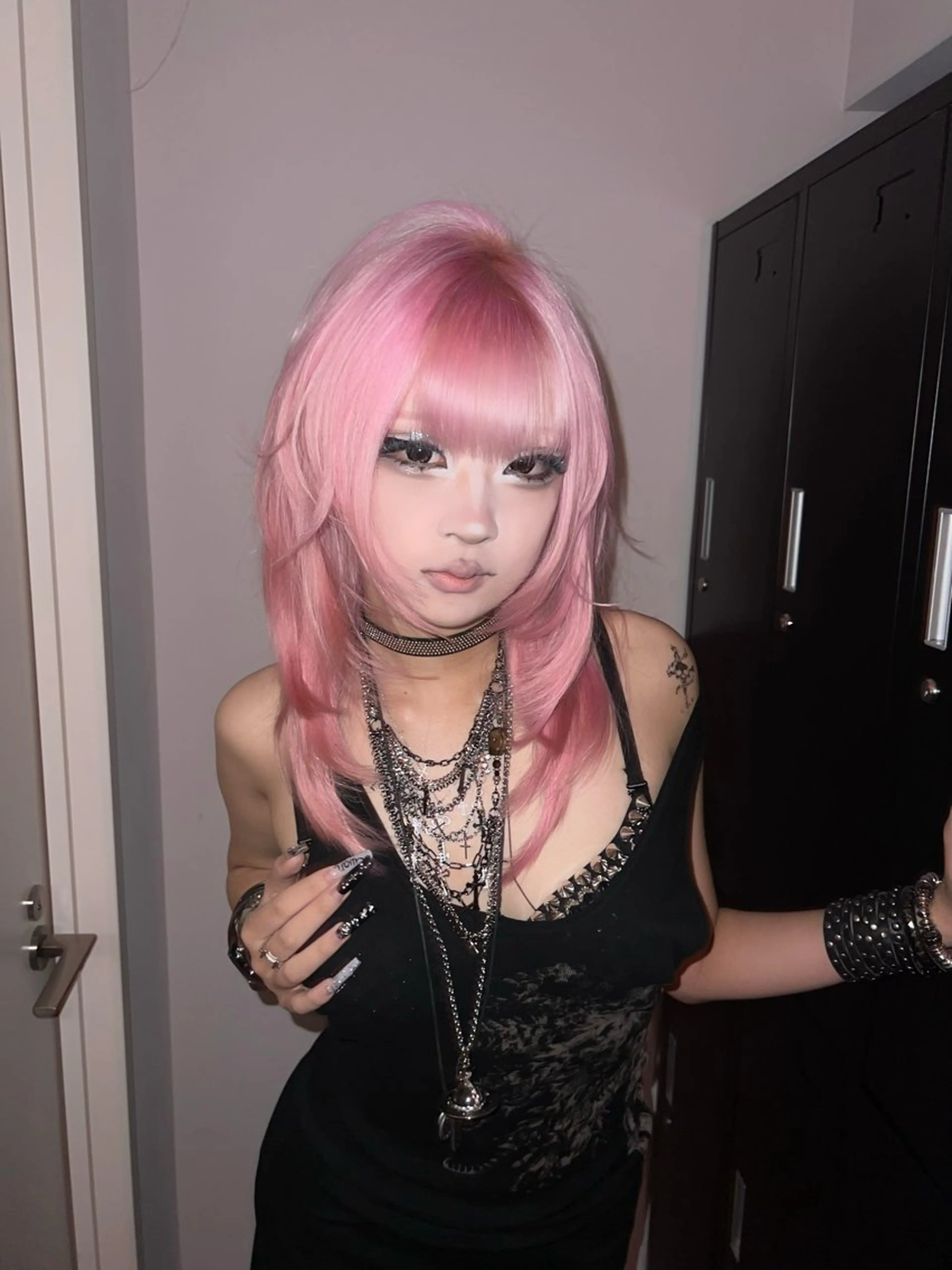 セミロング ヘアカラー AIRA/ブリーチ ‪/透明感カラーのヘアスタイル