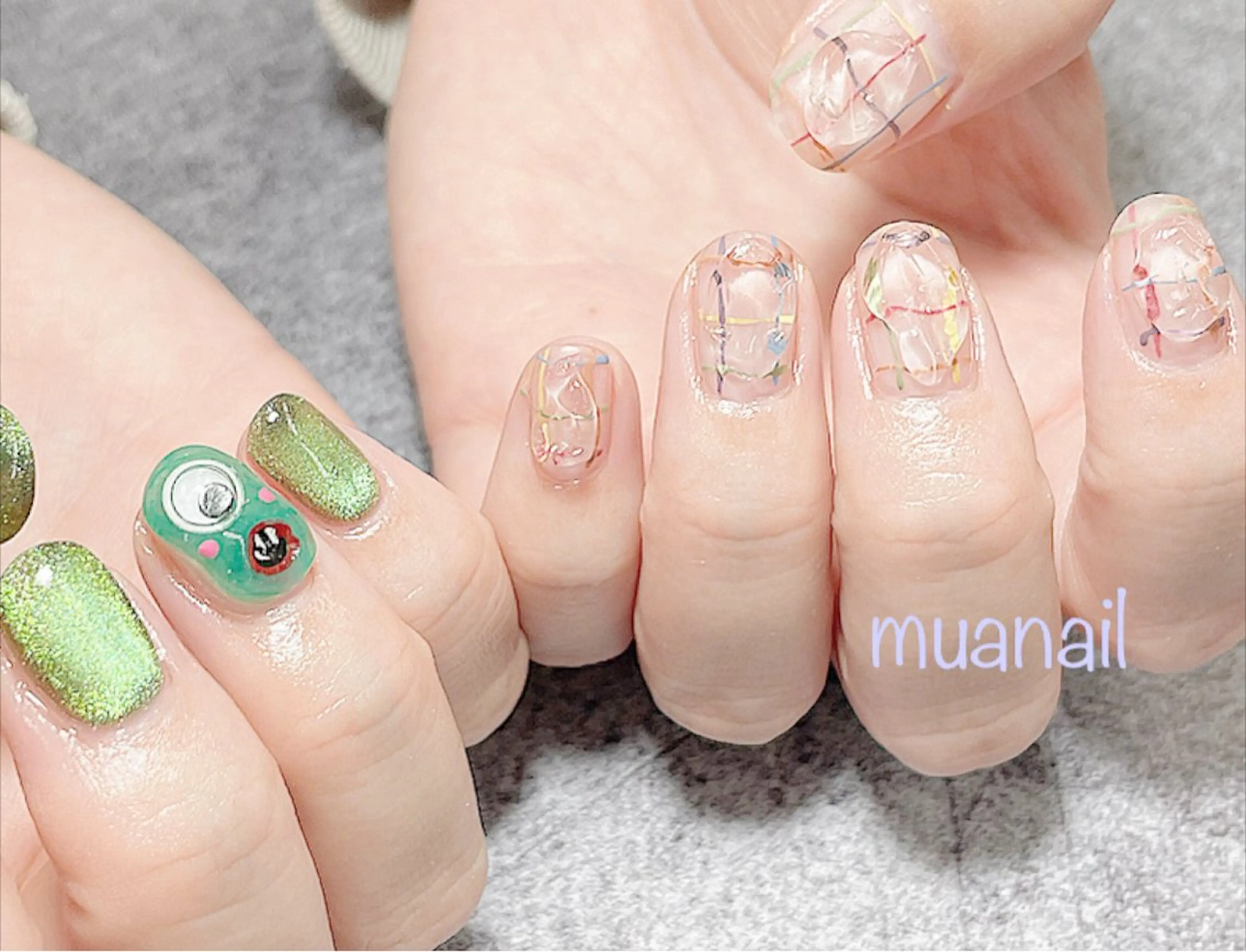 ネイル アートネイル ハロウィン ハンドネイル mua nail mikiのネイルデザイン