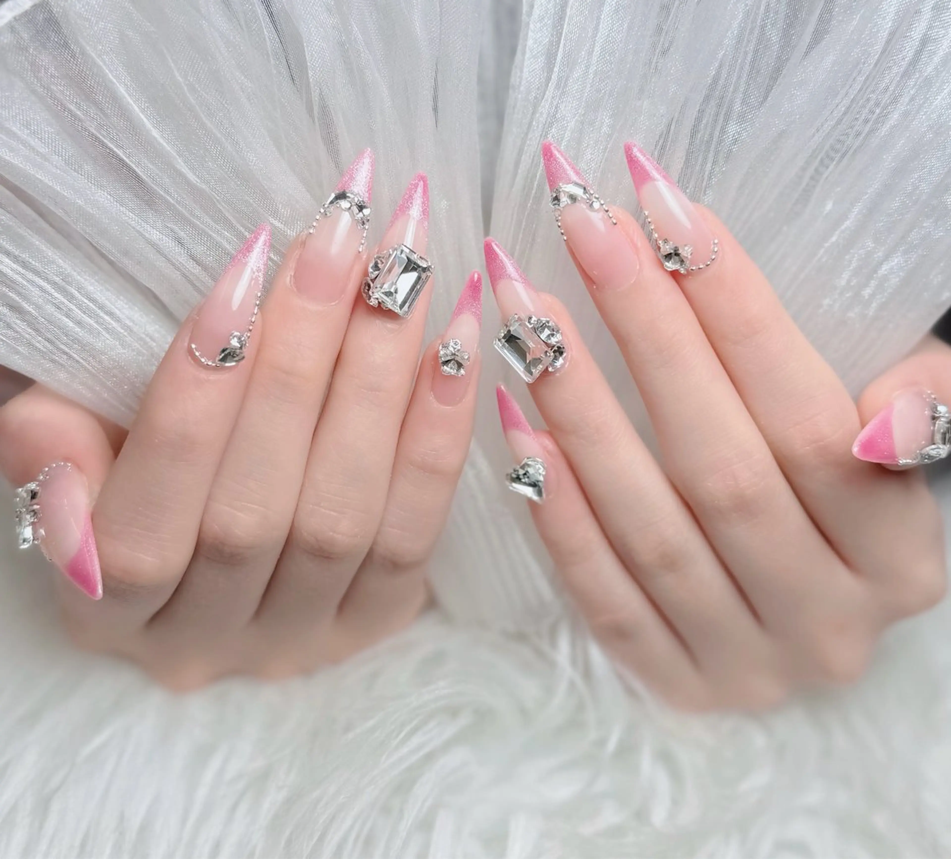 ネイル アートネイル 韓国ネイル 持ち込み ワンホンネイル ハンドネイル Lenie Nail Salonのネイルデザイン