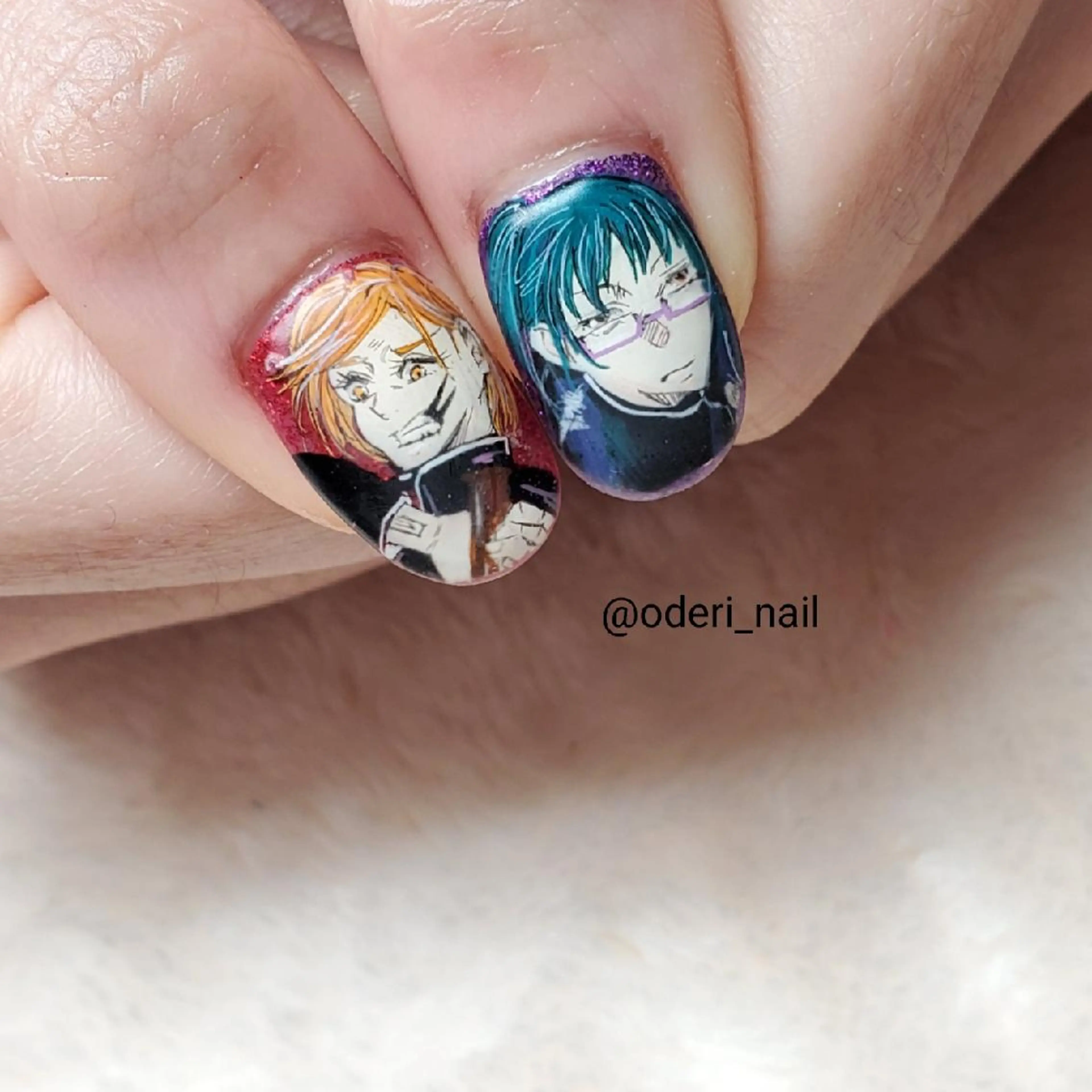 ネイル アートネイル ジェルネイル おで@ oderi_nailのネイルデザイン