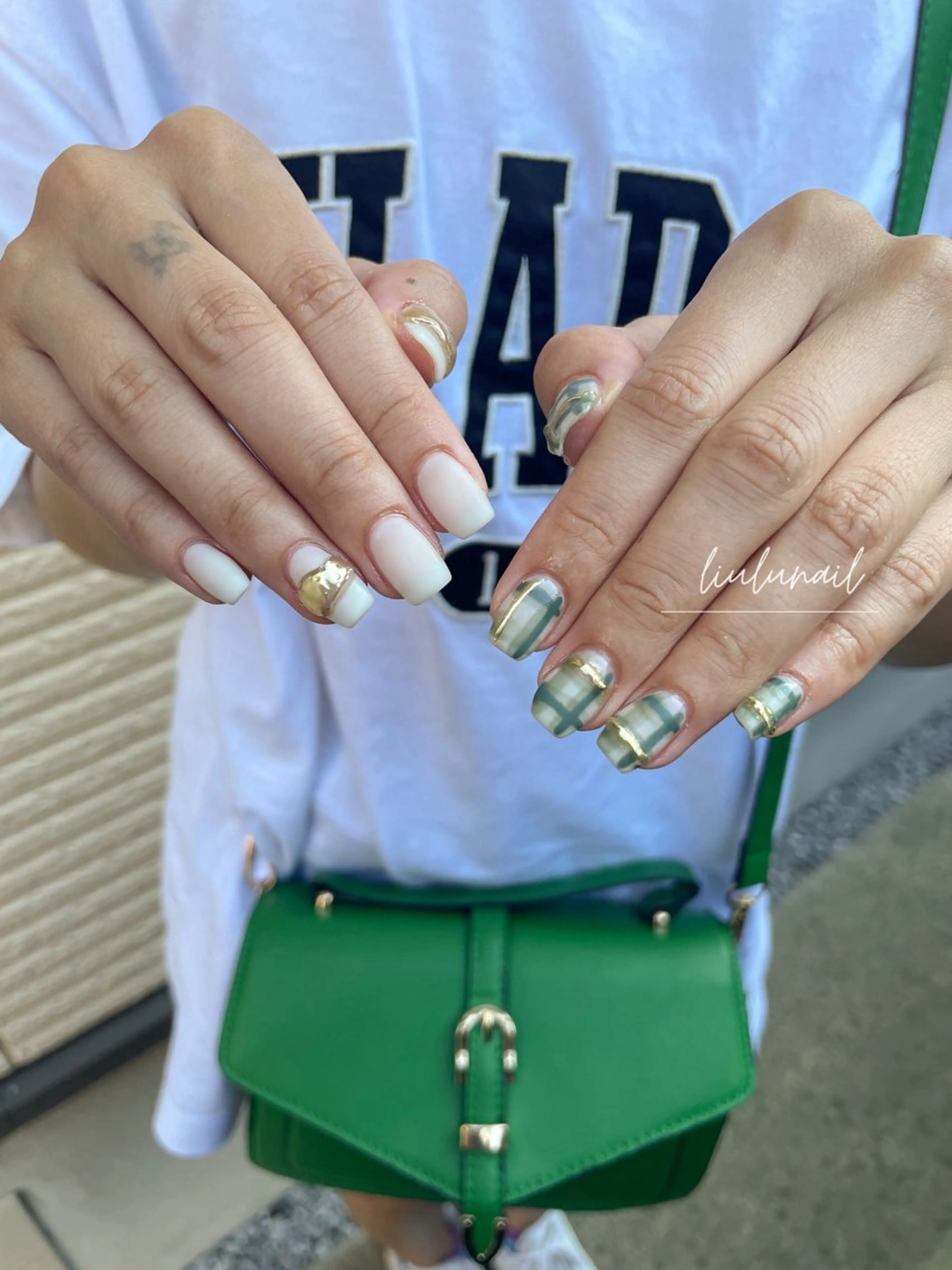 ネイル アートネイル マットネイル 持ち込み liulu nailのネイルデザイン