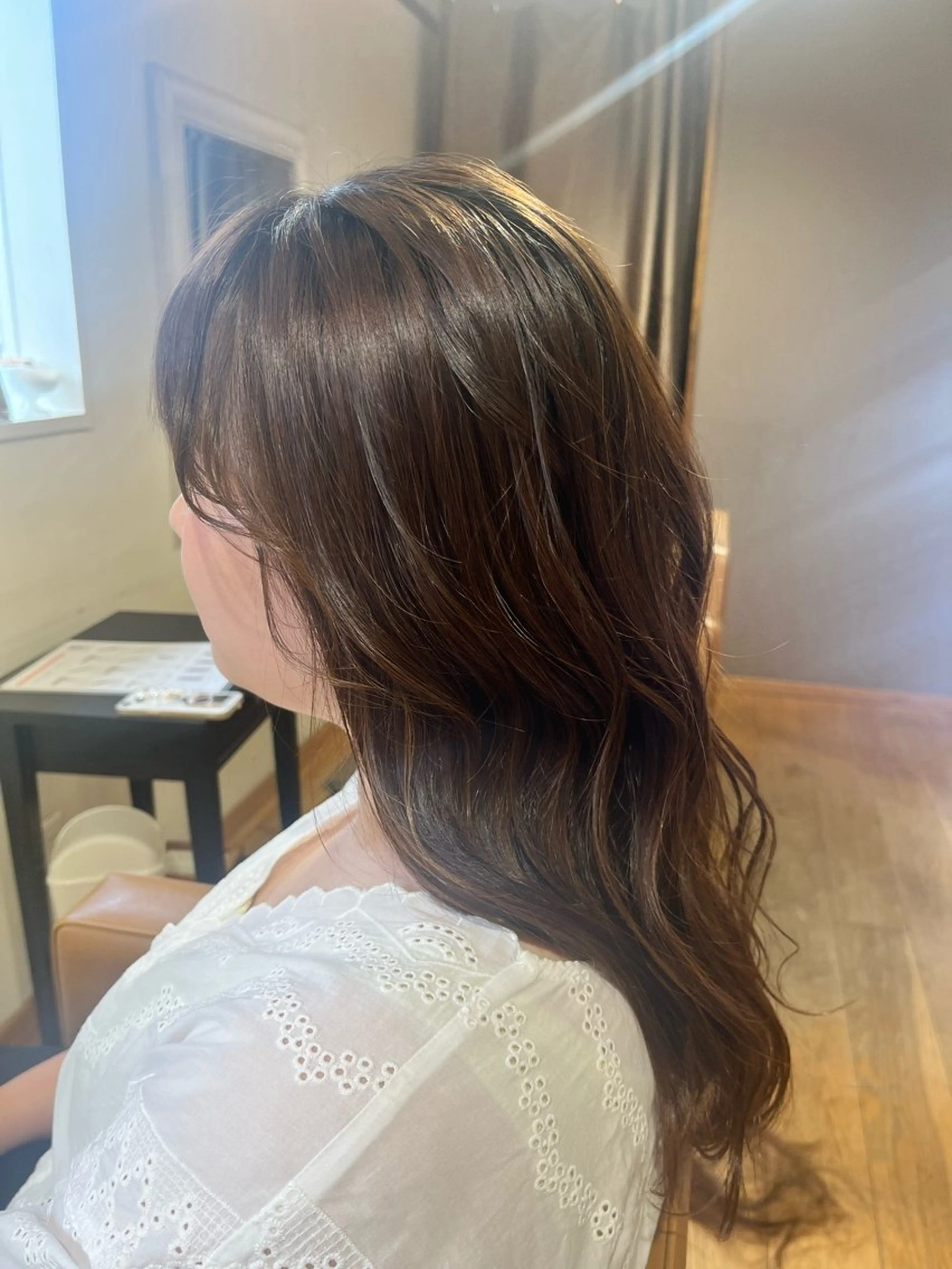 ロング レイヤーカット ガレリア  名駅オーキッドGビル店所属・名駅／艶髪ストレート ／ヘッドスパ／伴怜奈のヘアスタイル