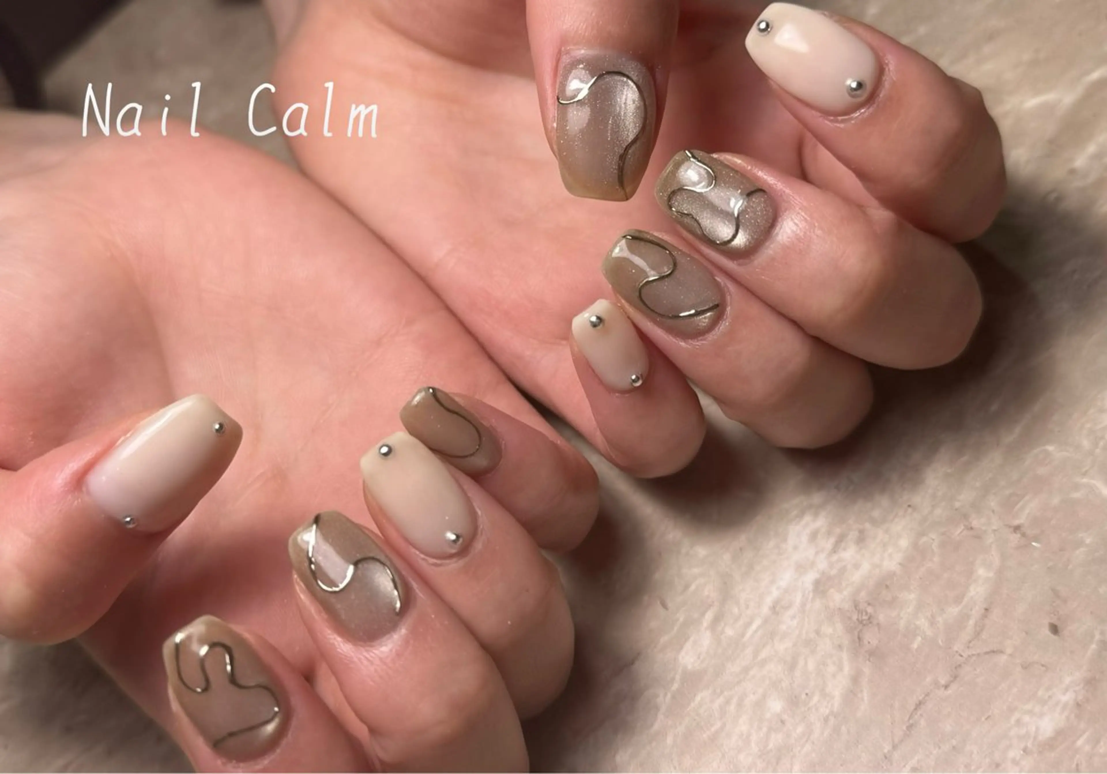 ネイル アートネイル ハンドネイル Nail Calm所属・プライベートサロン Calmのネイルデザイン