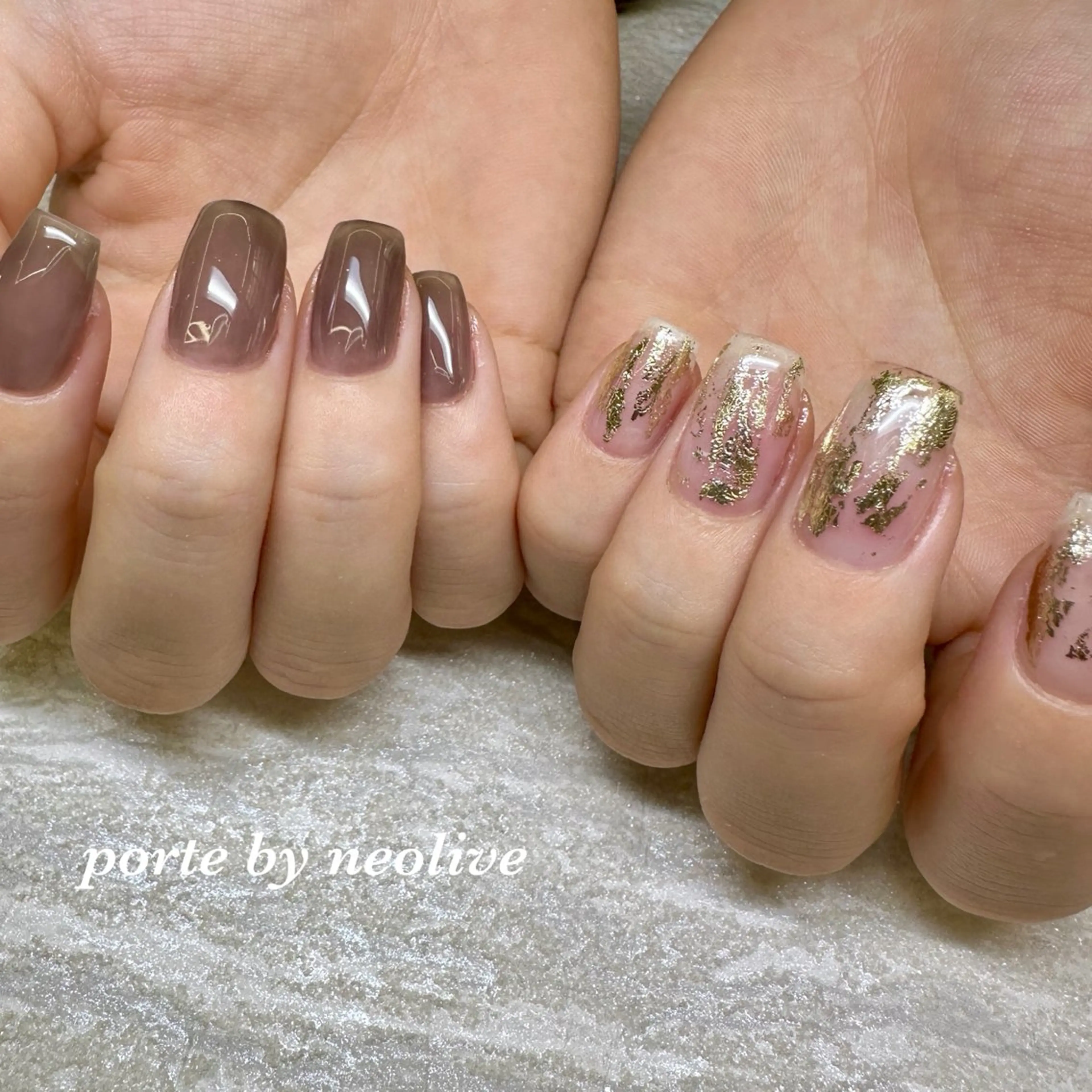 ◇NEW OPEN記念価格◇ 【hand】ワンカラー+5本アート ¥7500の写真