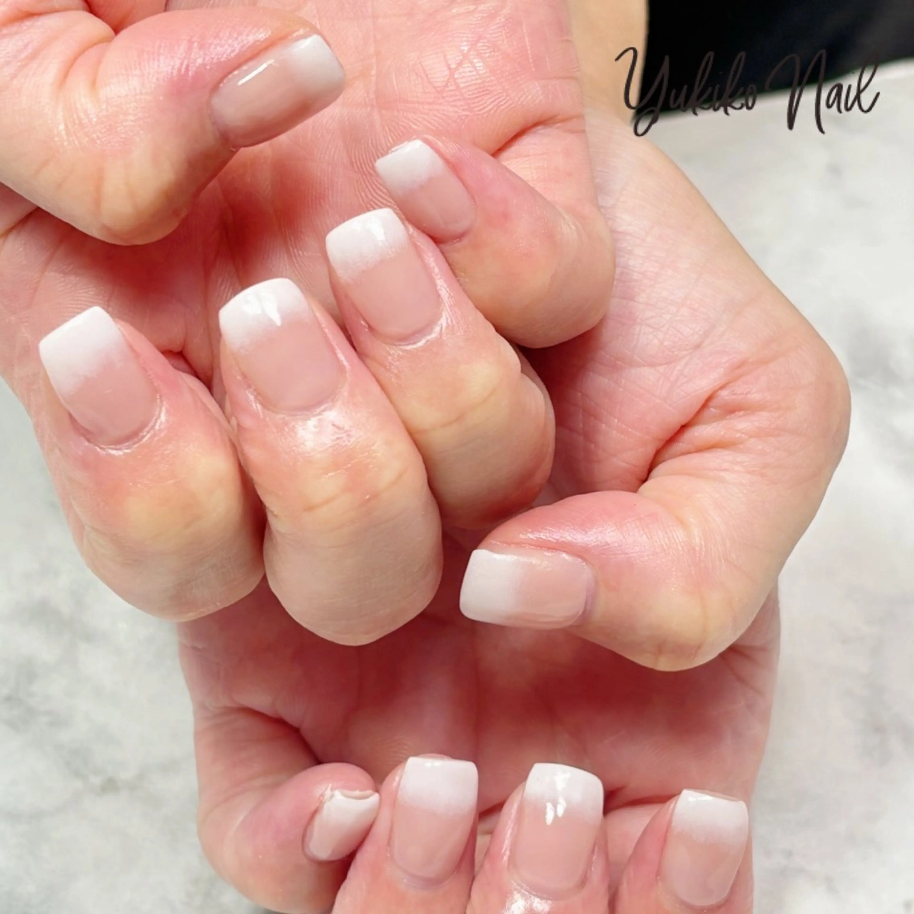 ネイル おそろいネイル シンプルネイル ユキコ ネイルのネイルデザイン