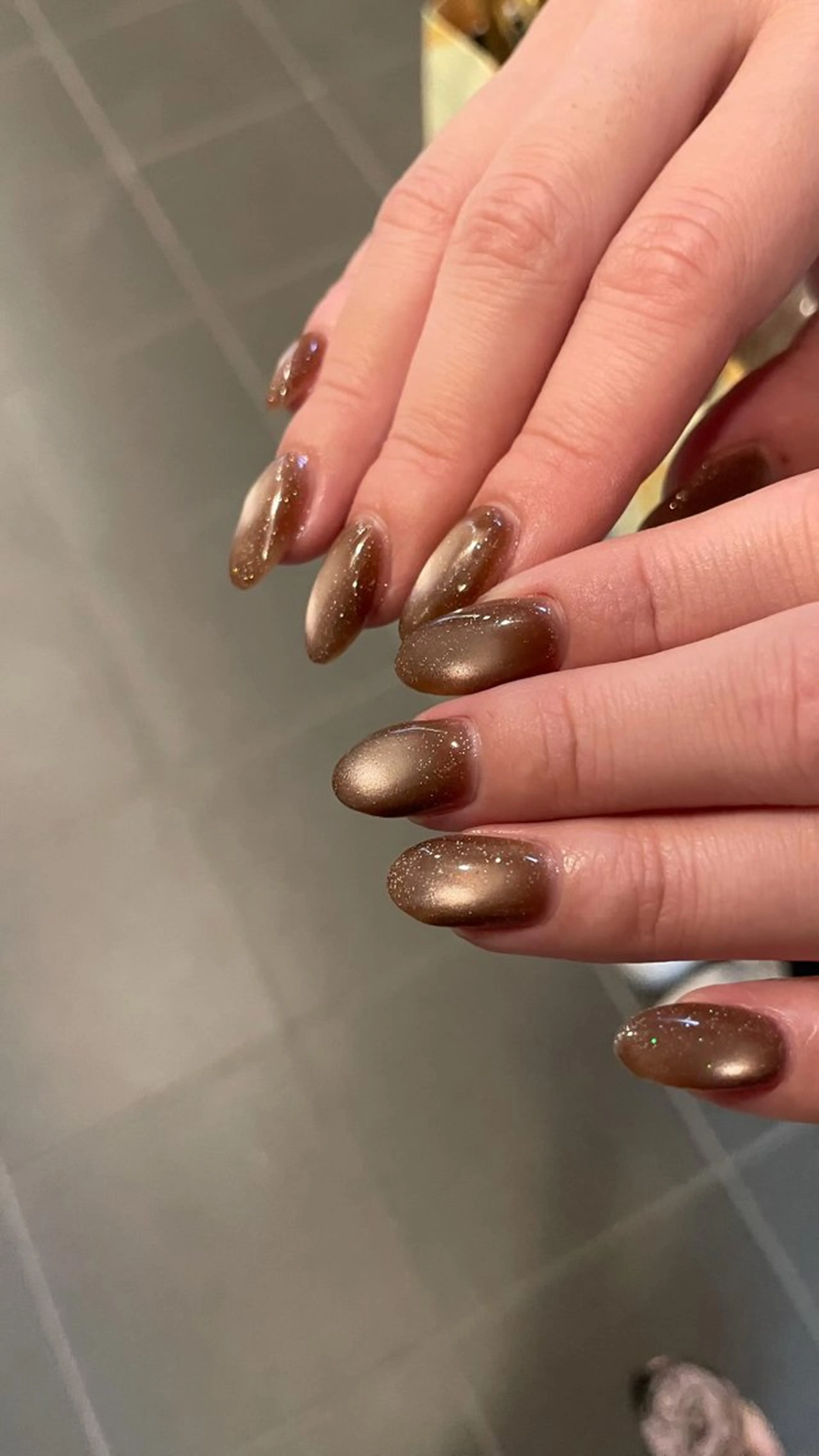 マグネットネイル、フラッシュネイルの写真