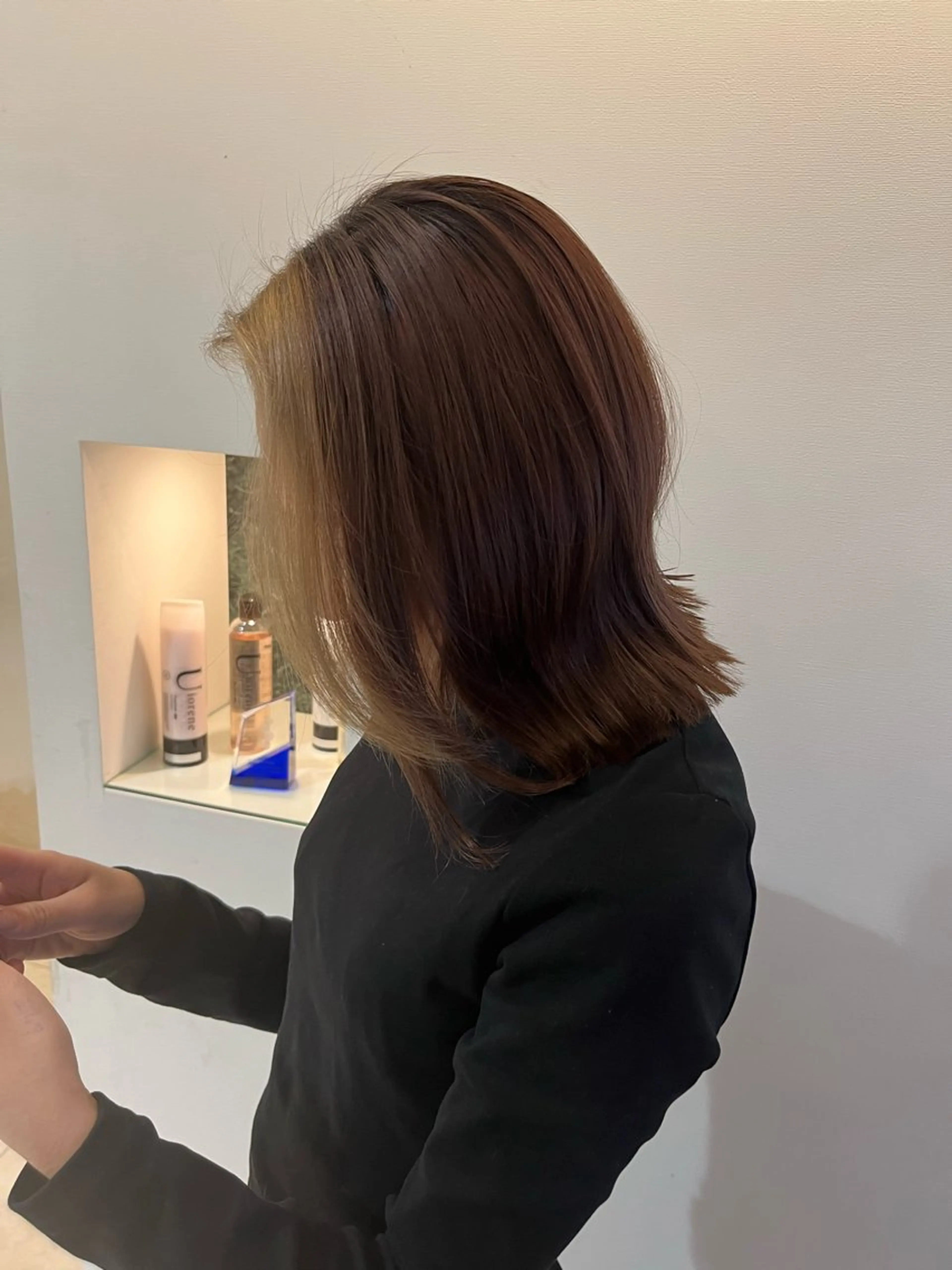 ミディアム ボブ 髪の修復専門サロン　hair place VIVE所属・KOTA / ハイトーン/髪質改善のヘアスタイル