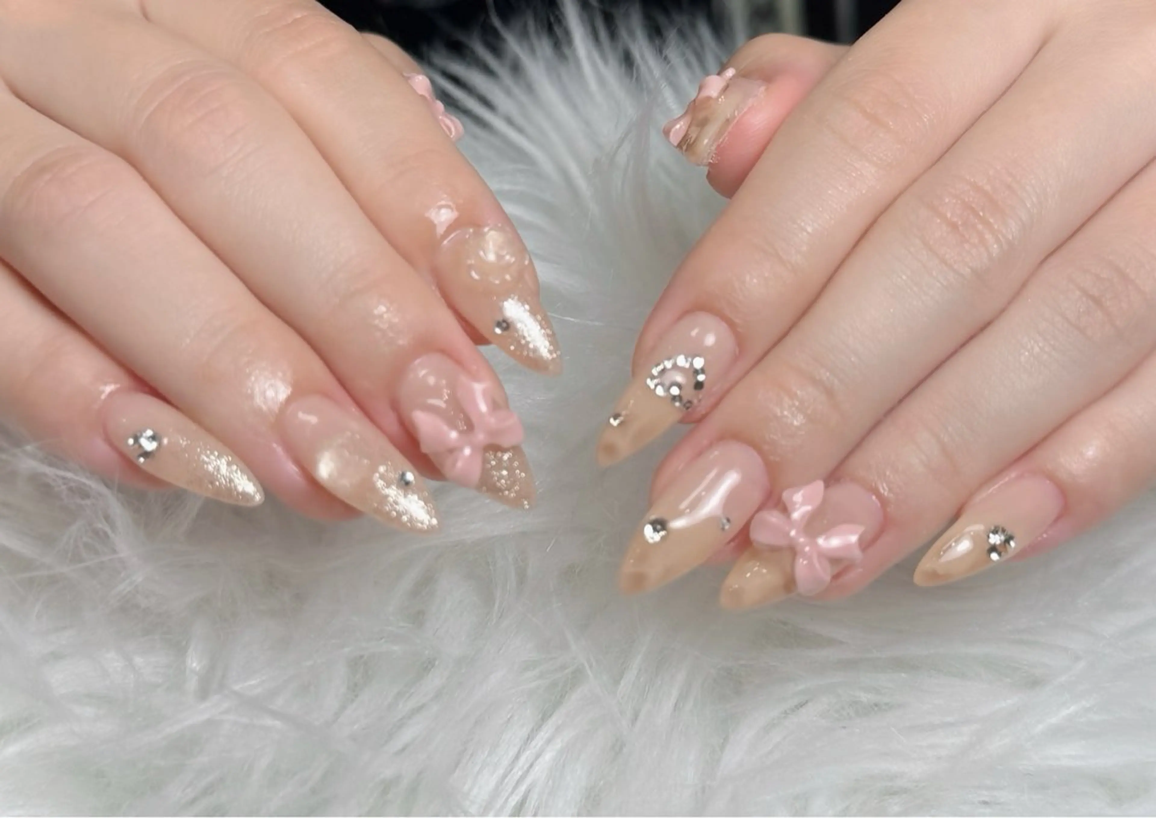 ネイル アートネイル 韓国ネイル 持ち込み ワンホンネイル ハンドネイル Lenie Shinokuboのネイルデザイン