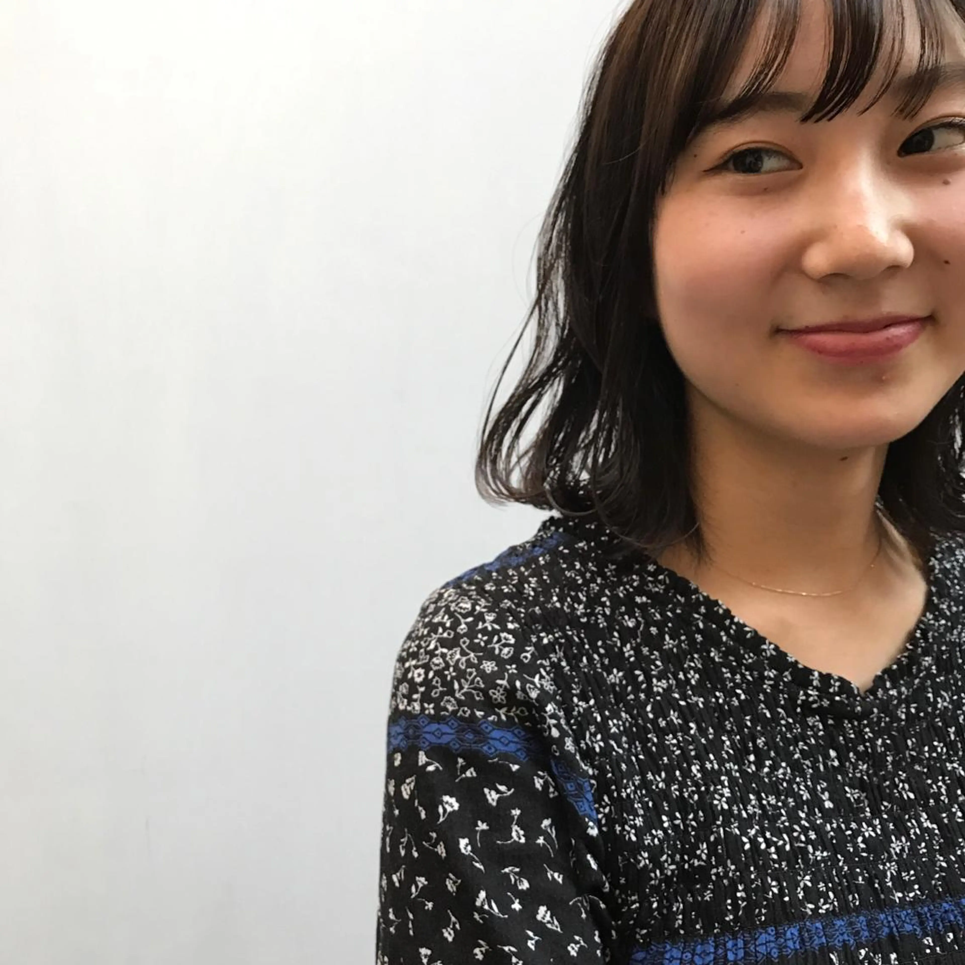 ミディアム パーマ 日々所属・谷 大地のヘアスタイル