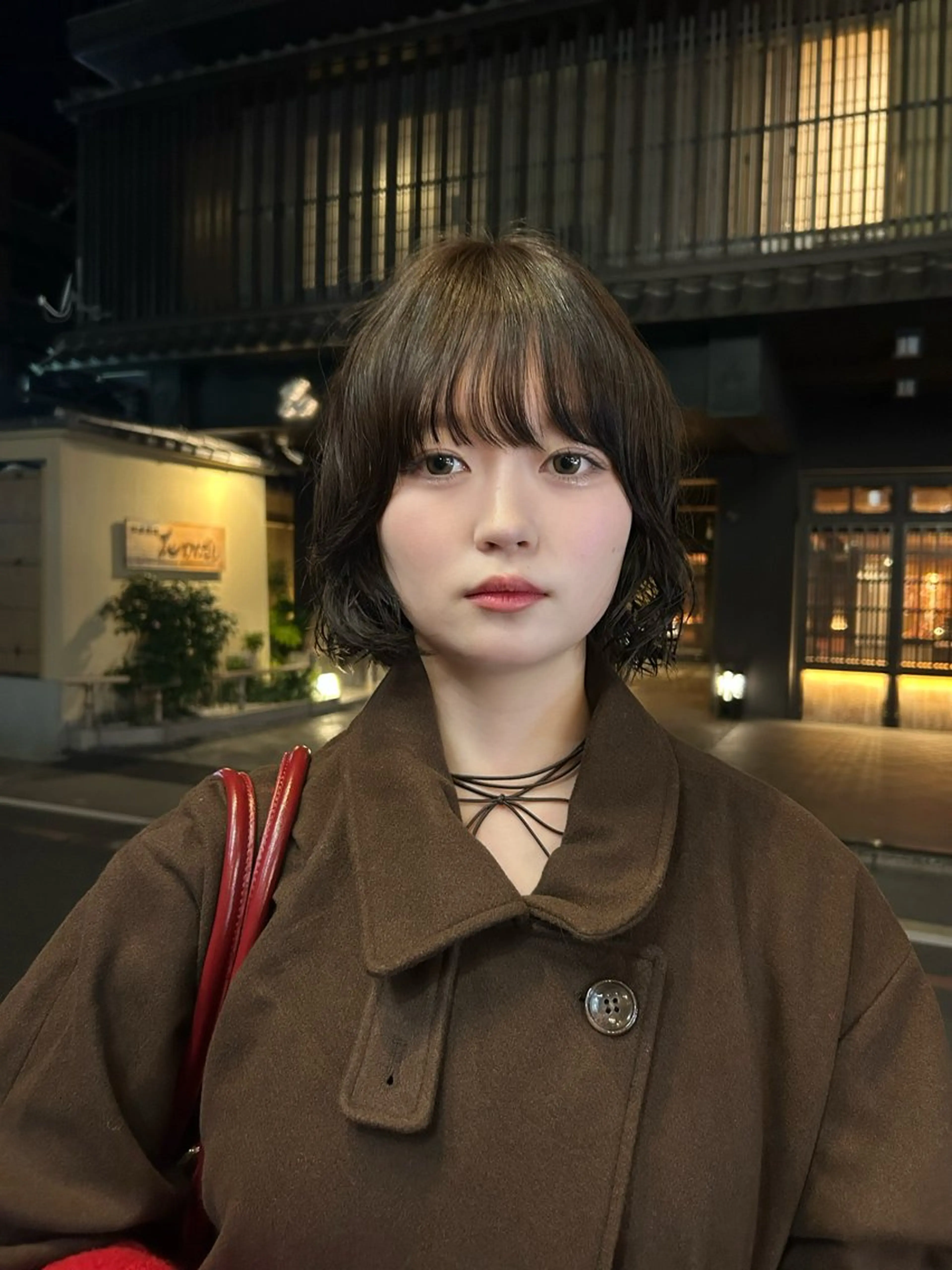 ミディアム 縮毛矯正 カット パーマ 藤原 直希のヘアスタイル