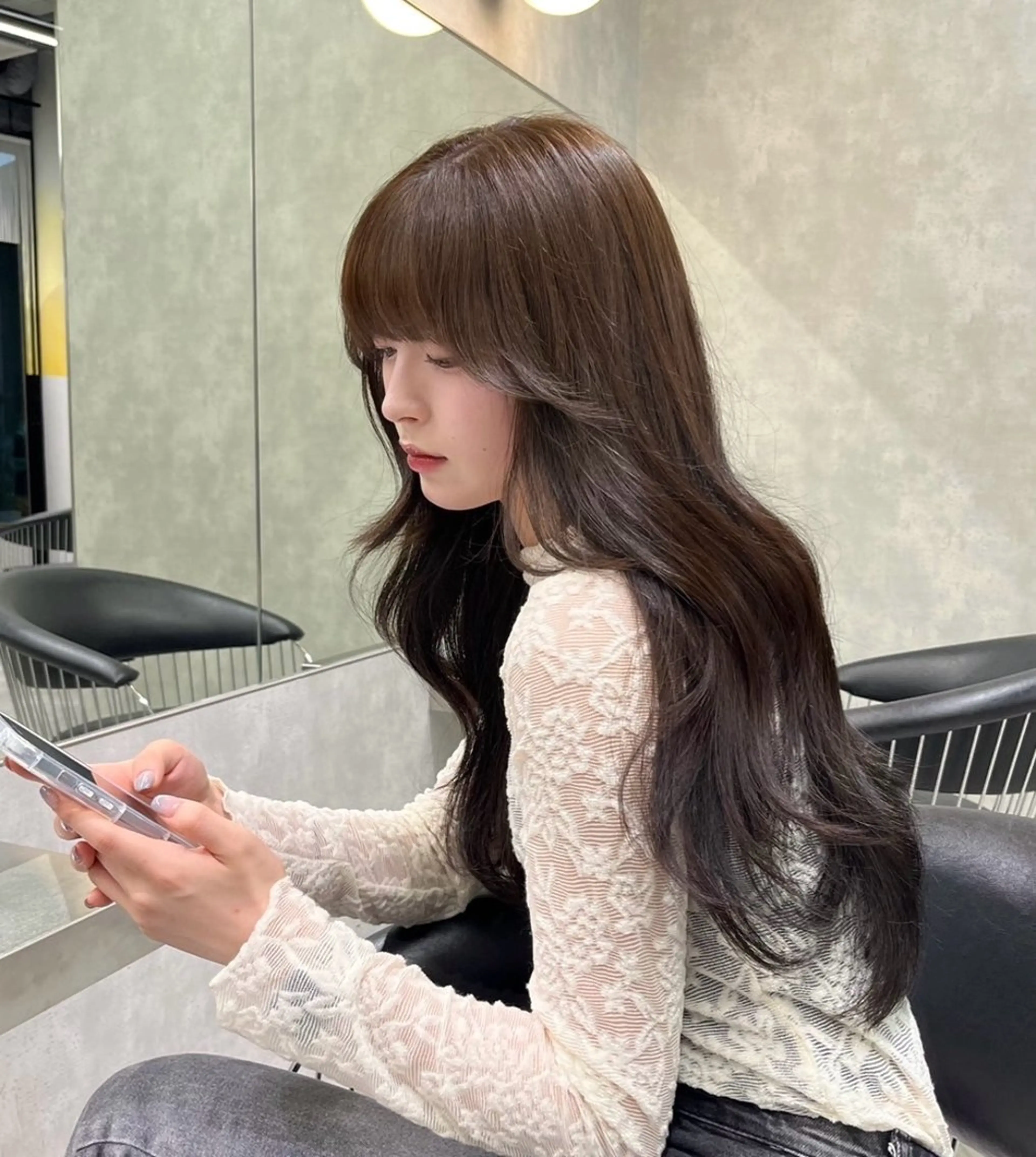 ロング 韓国hair🤍/ レイヤー/彩加のヘアスタイル