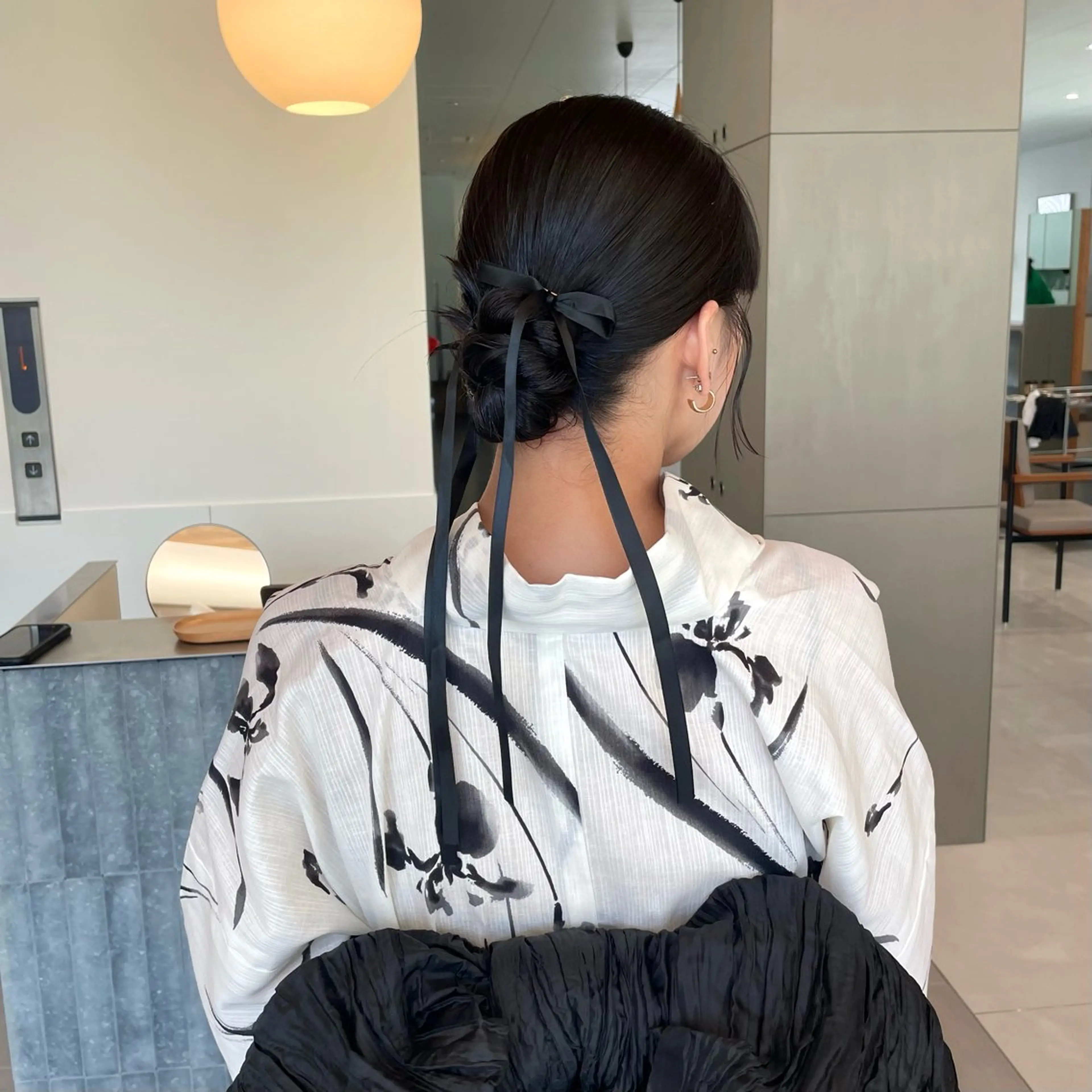 ヘアセット+浴衣着付けの写真