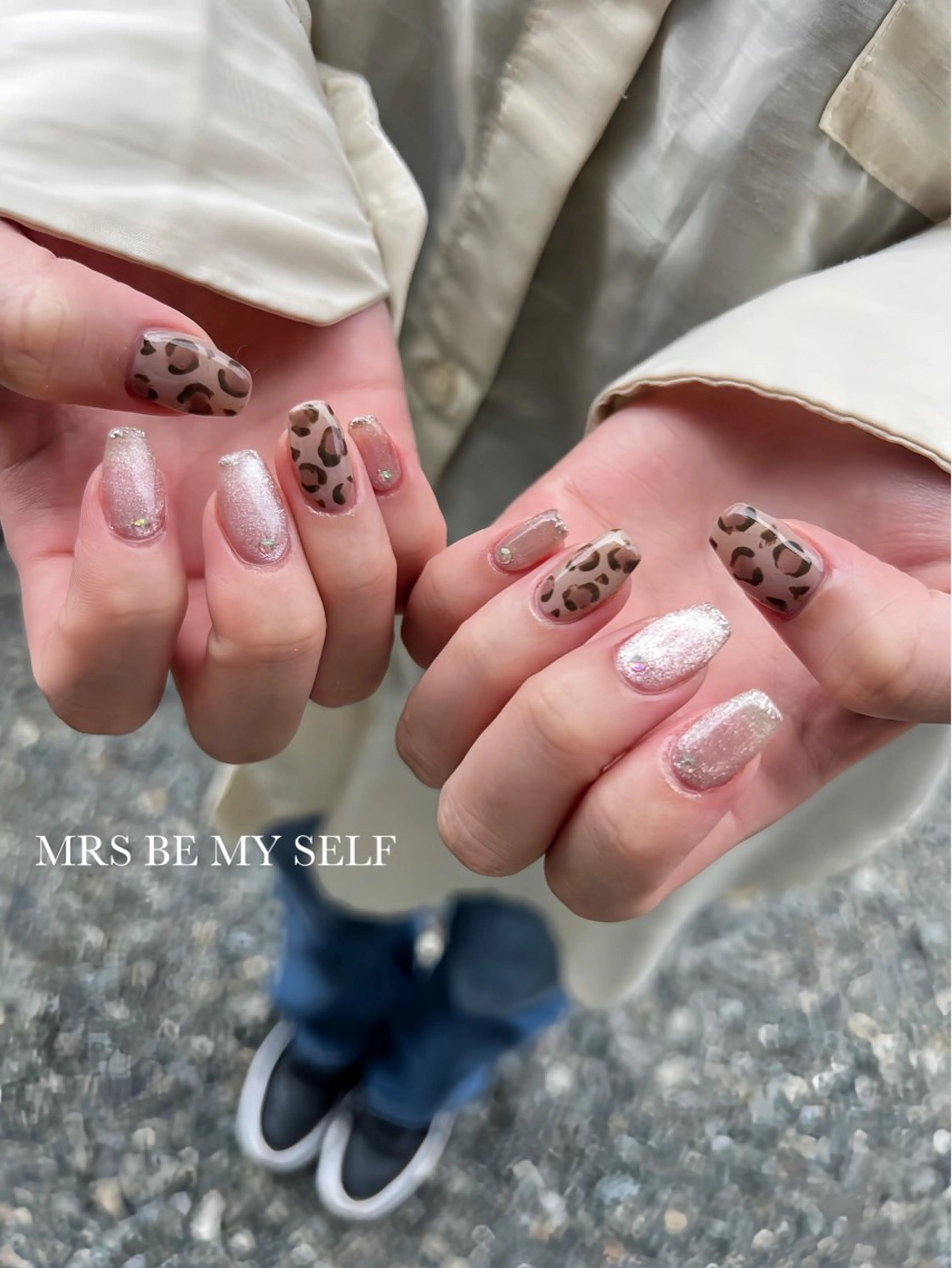 ネイル アニマル柄 持ち込み ハンドネイル MRS/ miyu🎀のネイルデザイン