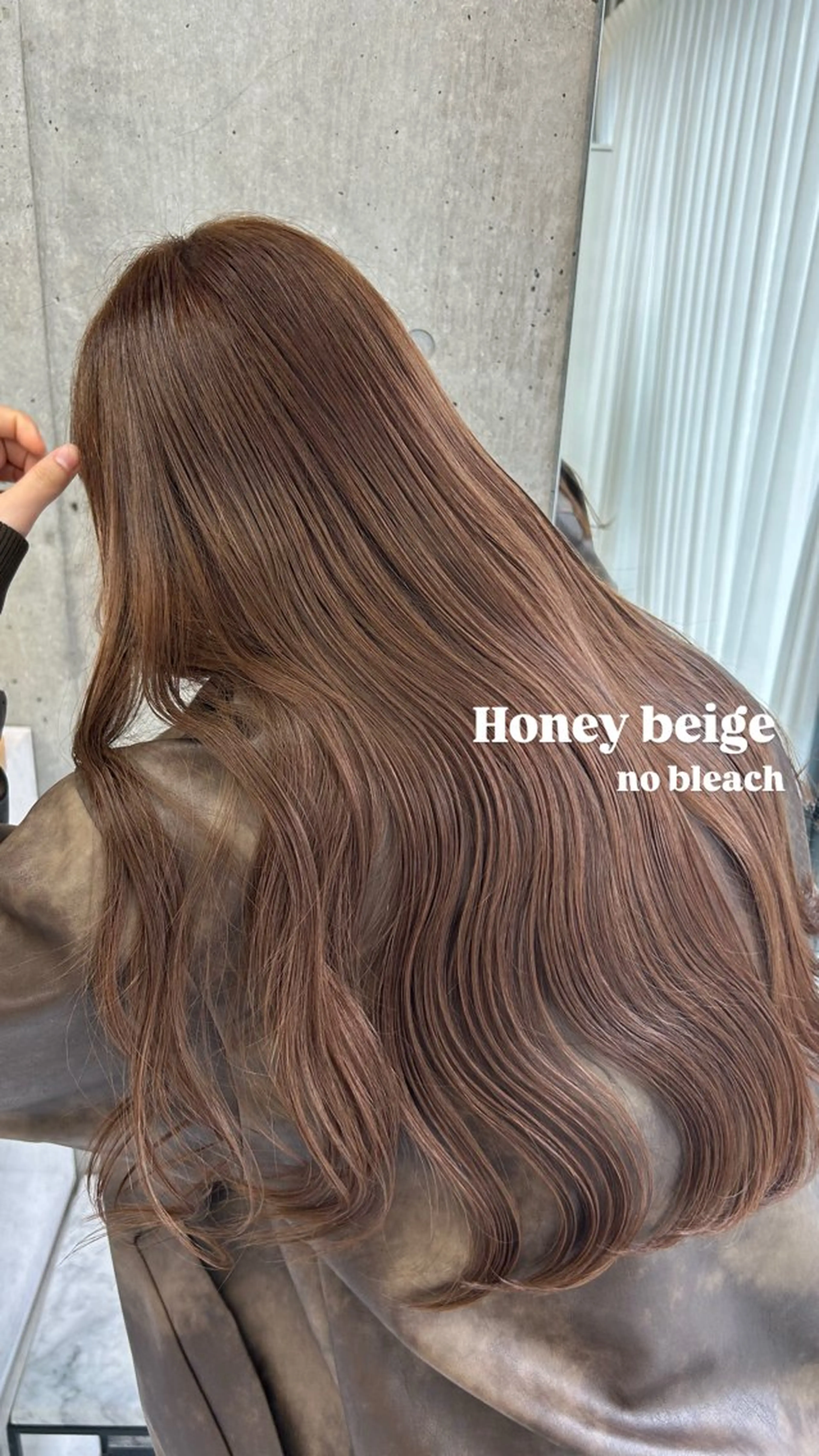 ロング レイヤーカット ヘアカラー トリートメント LOE所属・LOE Yuuka/42🩵のヘアスタイル