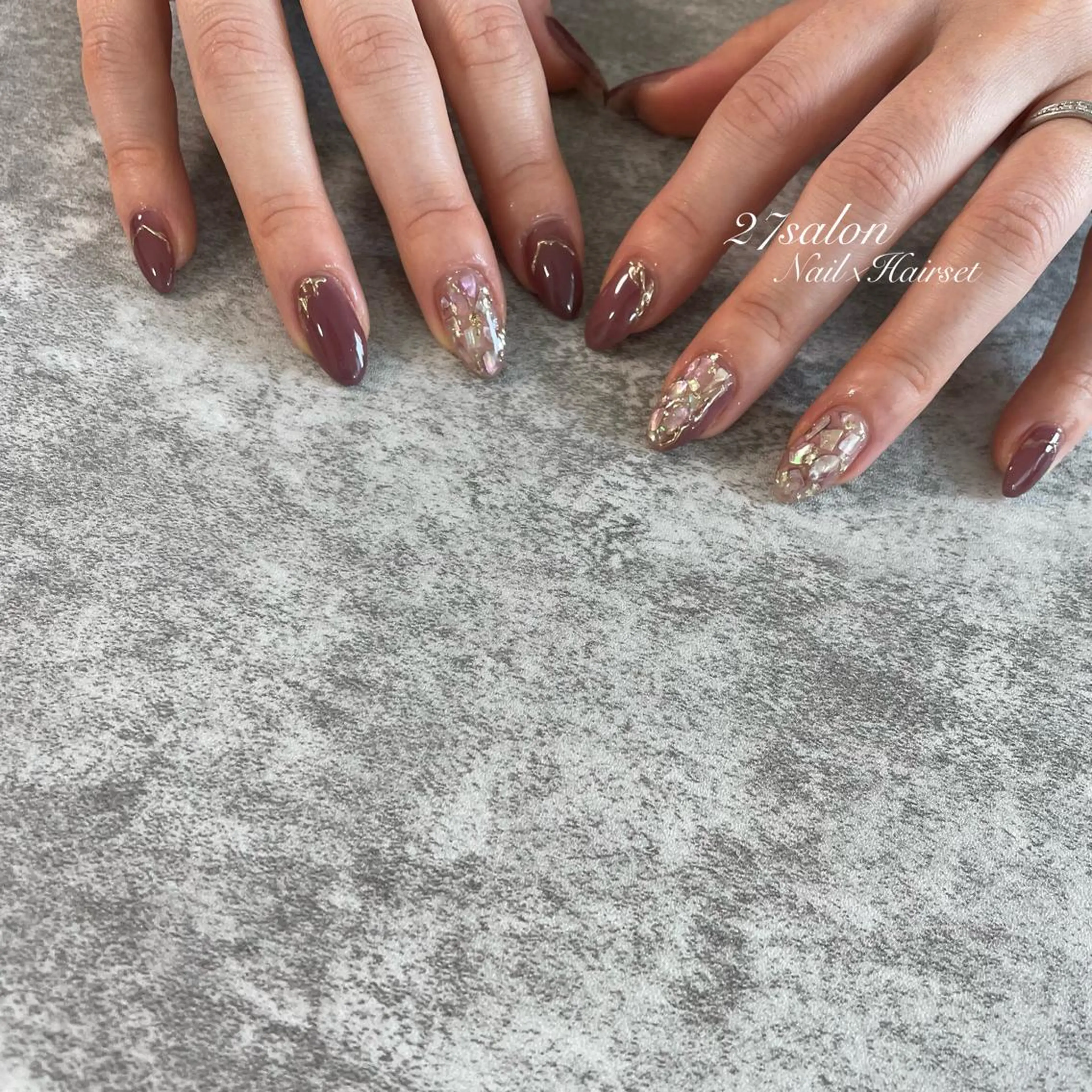 ネイル ニュアンスネイル 27salon yuinaのネイルデザイン