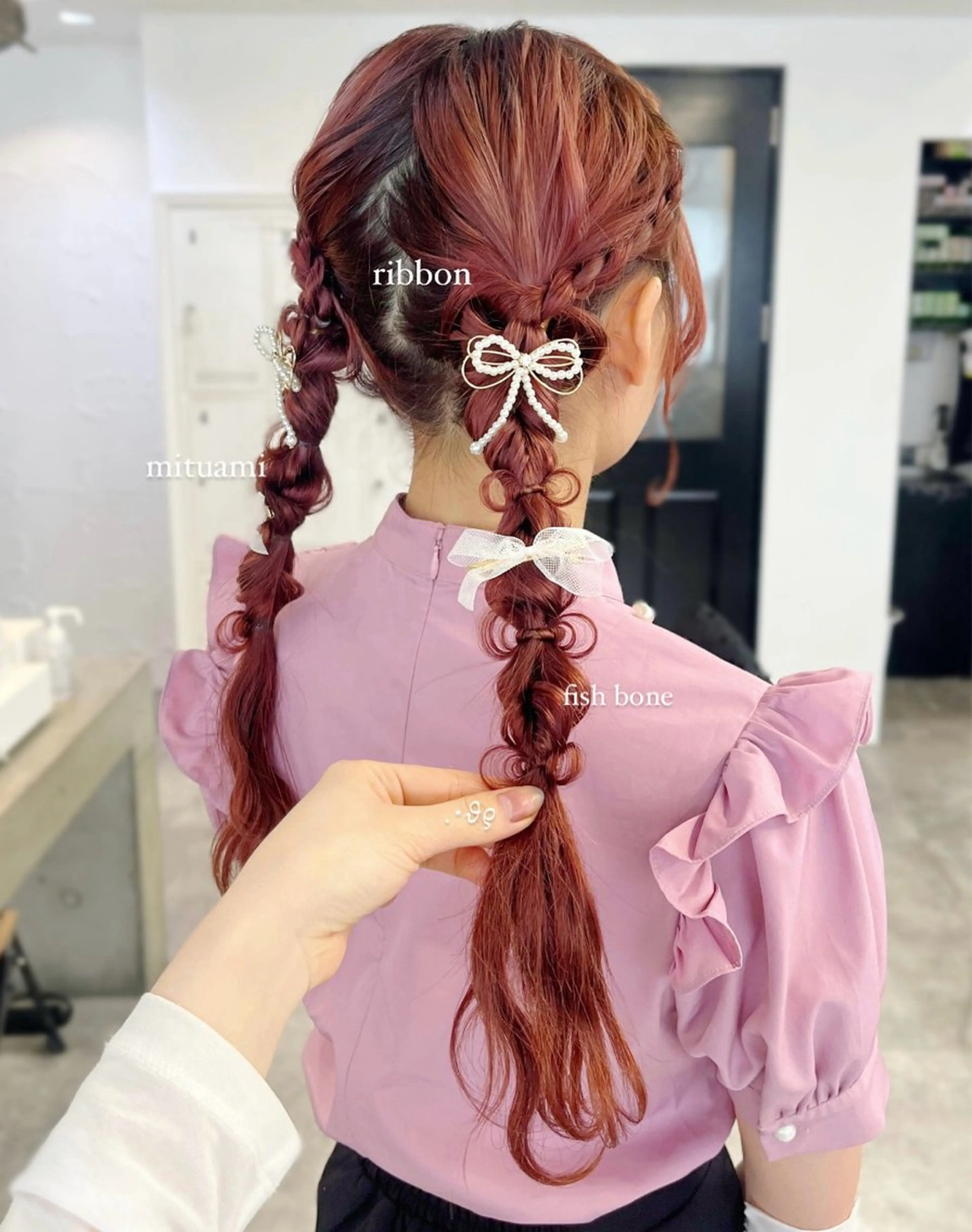 ロング ヘアアレンジ 縮毛矯正特化⌇﻿髪質 改善⌇﻿じゅあんのヘアスタイル