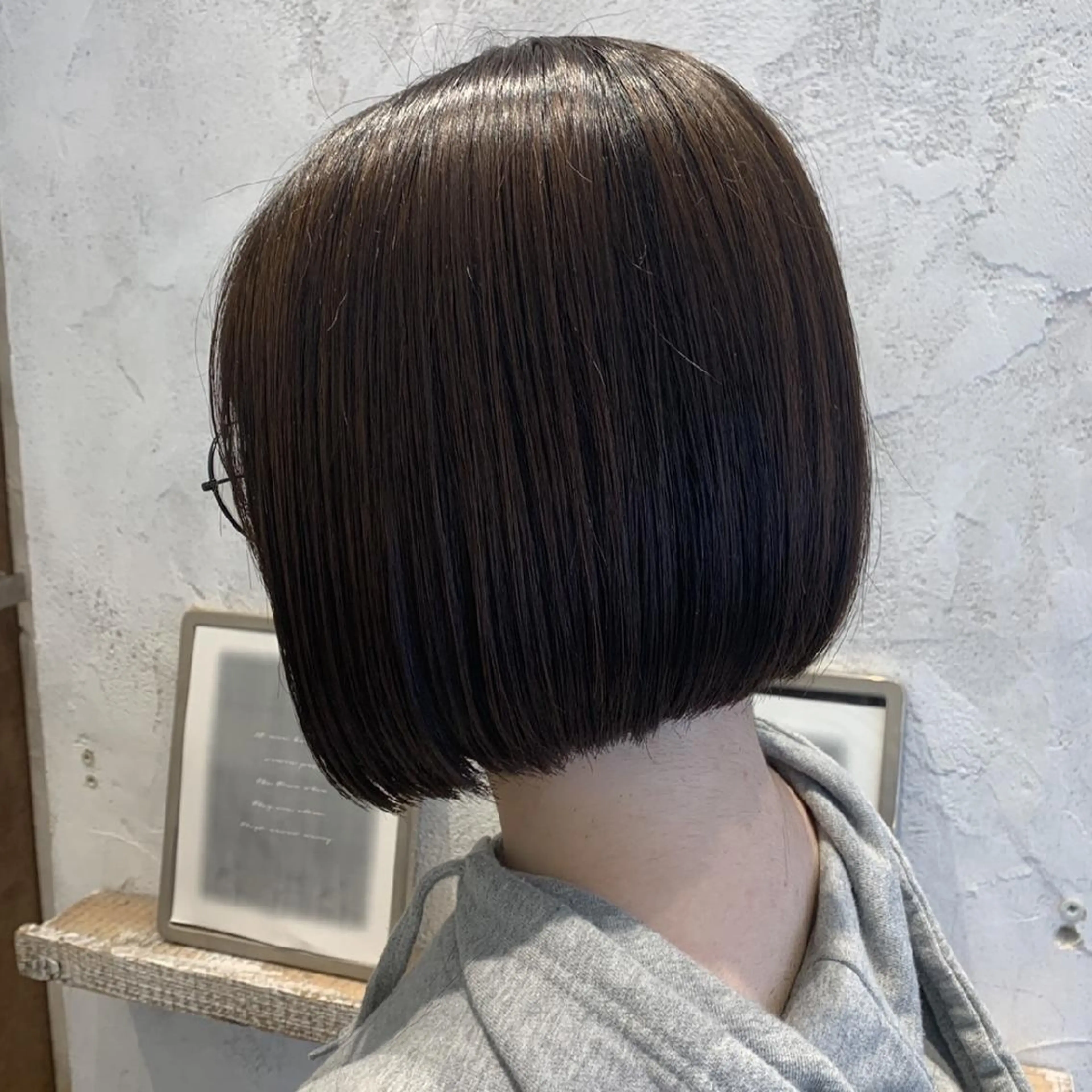 ショート ヘアアレンジ カラー ボブ カット トリートメント salowin新宿三丁目店所属・🖤小顔ボブ/ウルフ レイヤー🖤山本諒のヘアスタイル