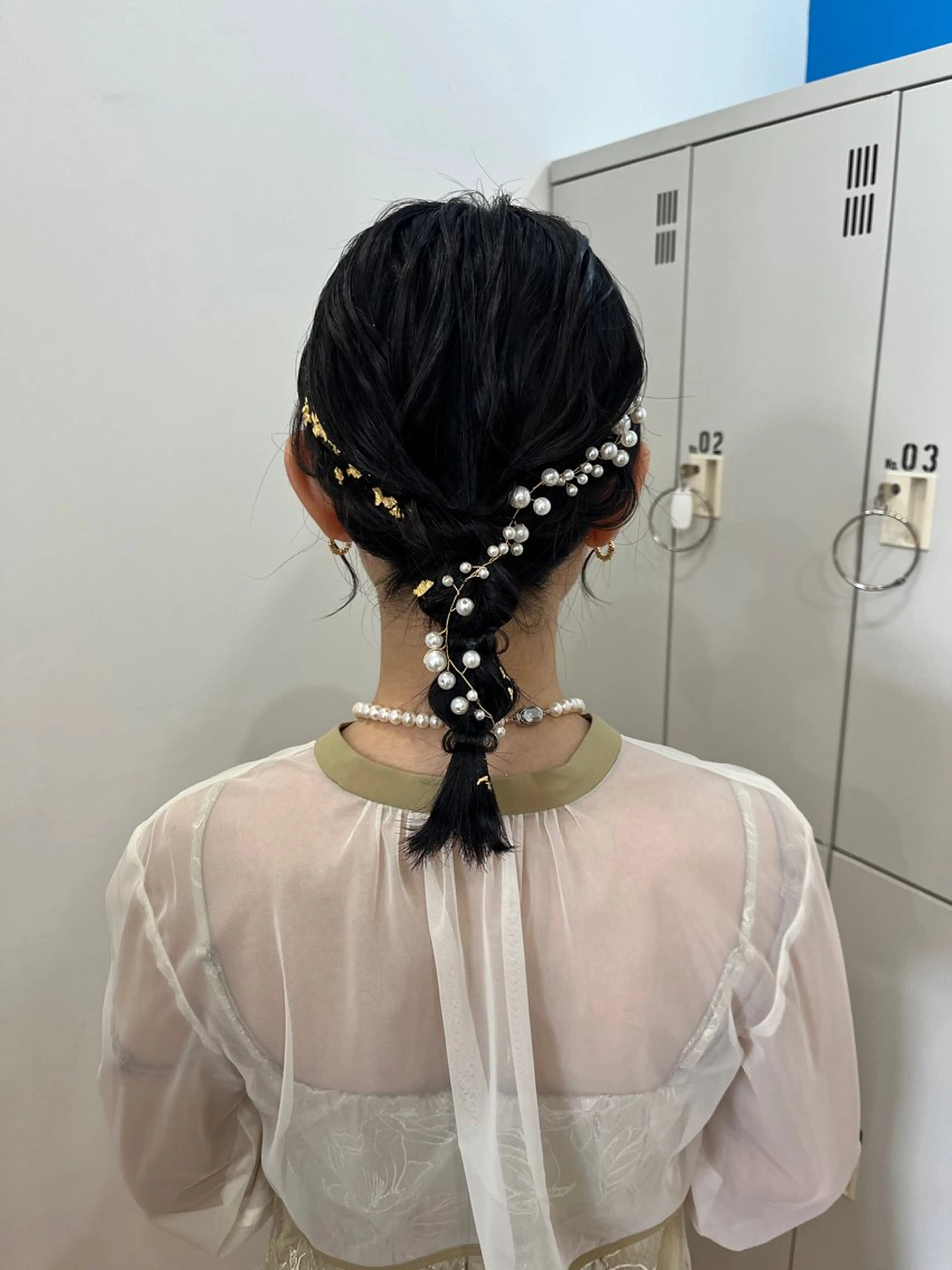 ショート ヘアセット FENICE on the beach所属・タニ ヒナタのヘアスタイル