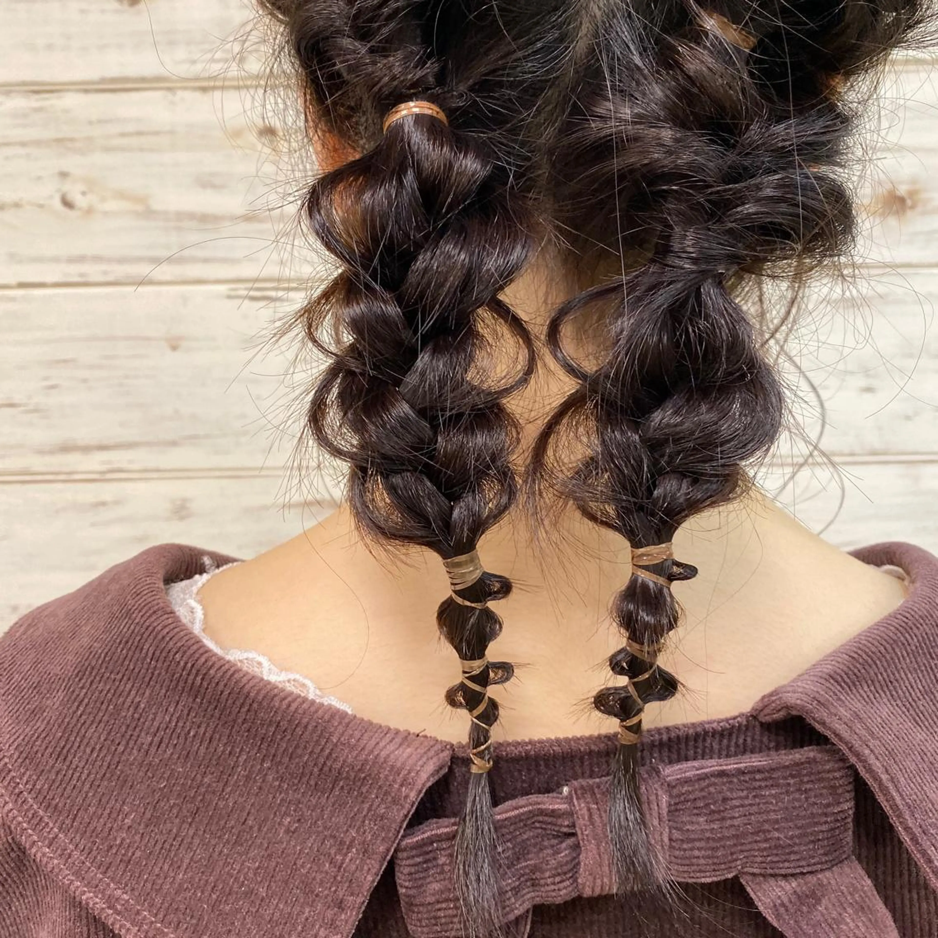 セミロング ヘアアレンジ ツインテール ｲﾁｶﾜ ﾐｵ/ minim hairのヘアスタイル