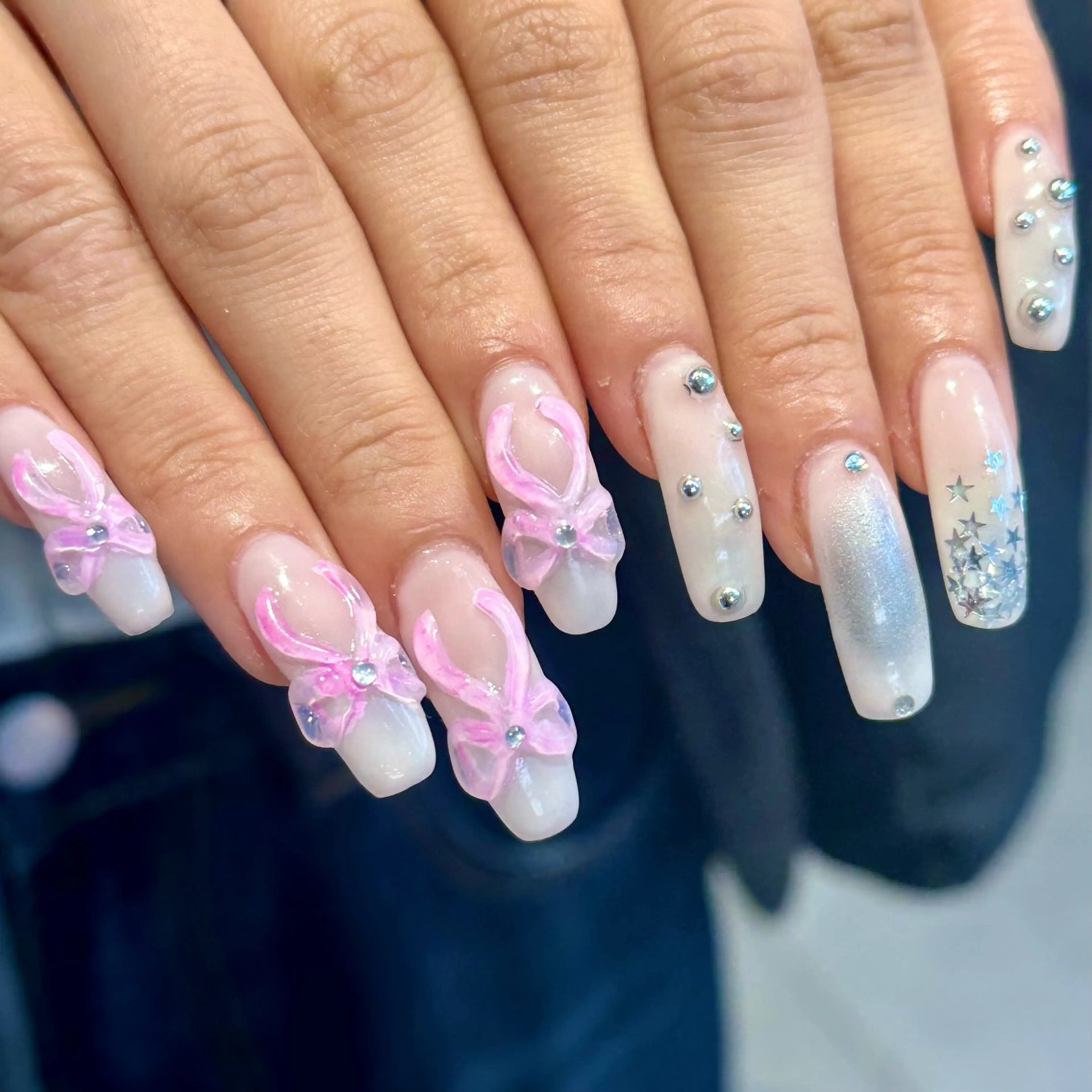 ネイル ハイトーン特化 pepe🎀のヘアスタイル