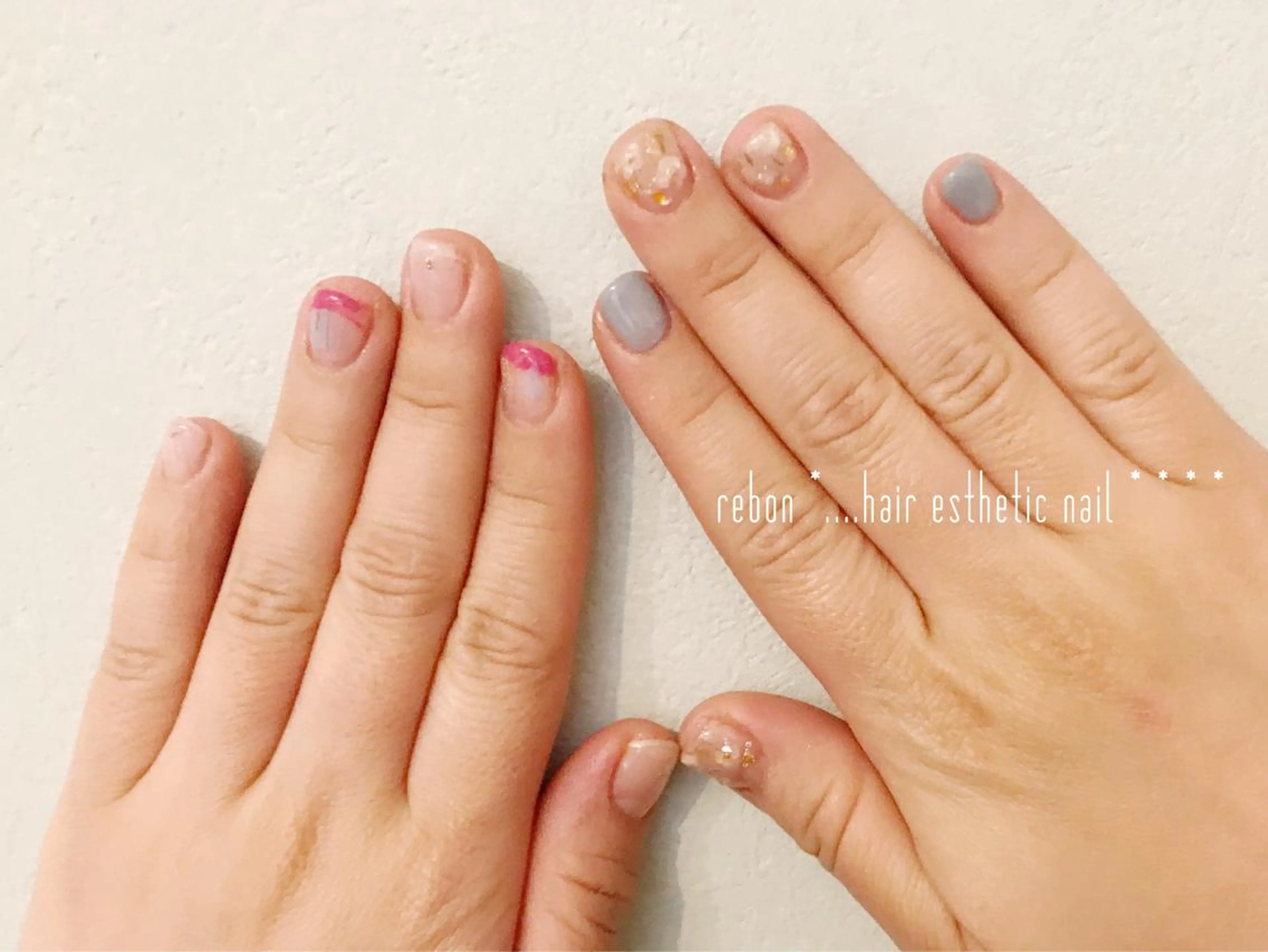 ネイル ハンドネイル フットネイル rebon＊ natsukiのネイルデザイン