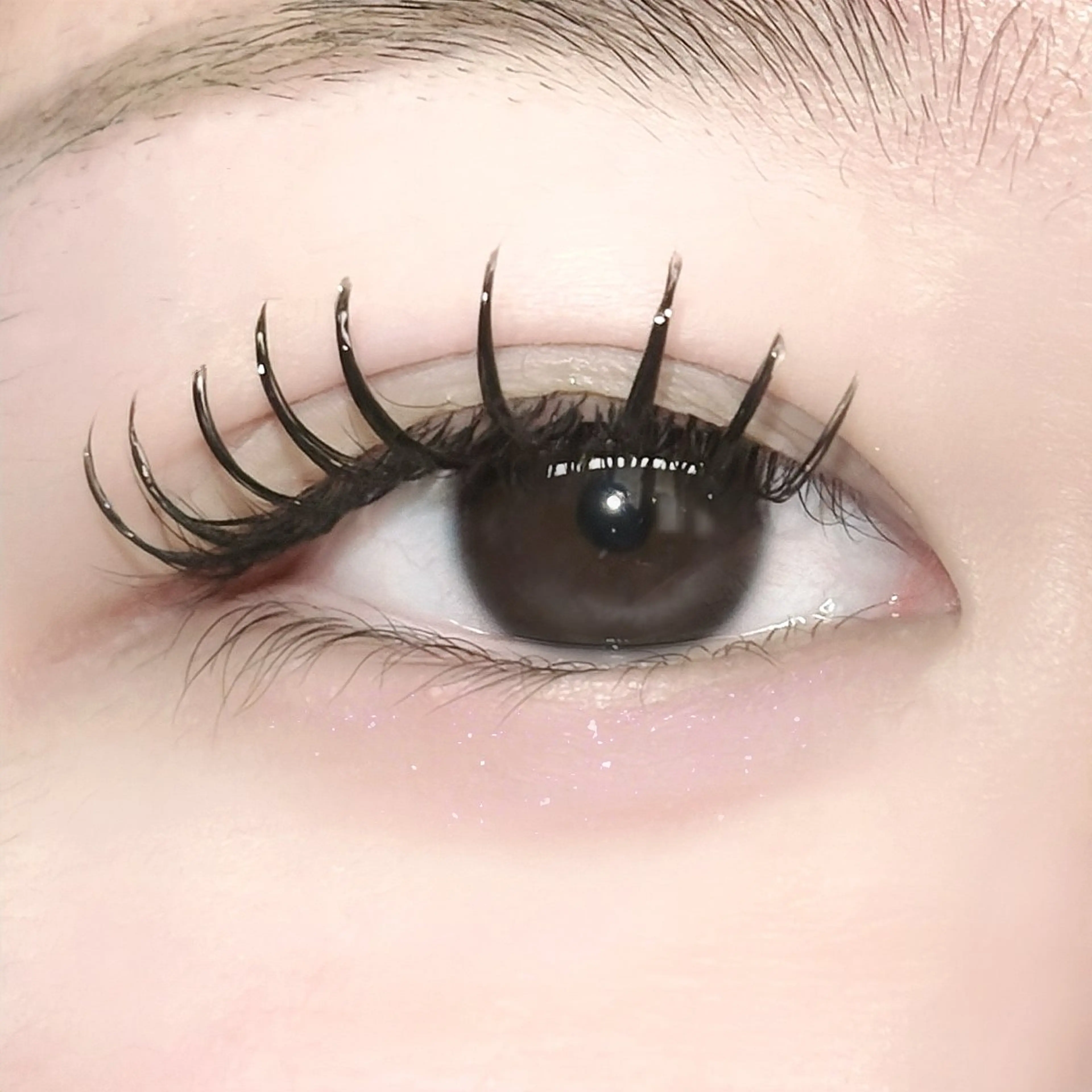 マツエク・マツパ 束感まつ毛 マツエク FaB 千葉店所属・🩶LEDエクステ& 上下パーマRAN🪽のマツエク・マツパデザイン