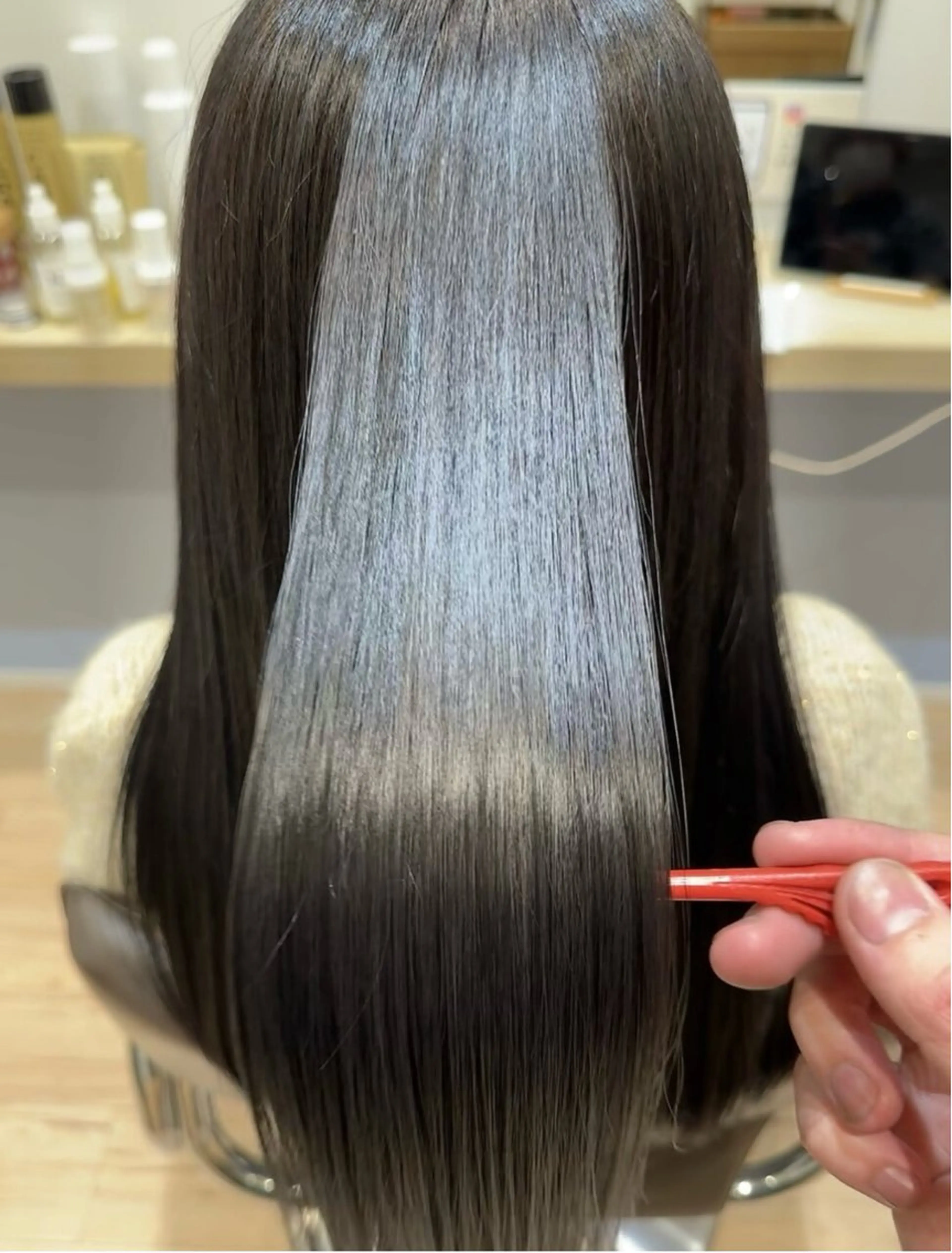 セミロング カラー イルミナカラー トリートメント トリートメント 鎌田 一徳のヘアスタイル