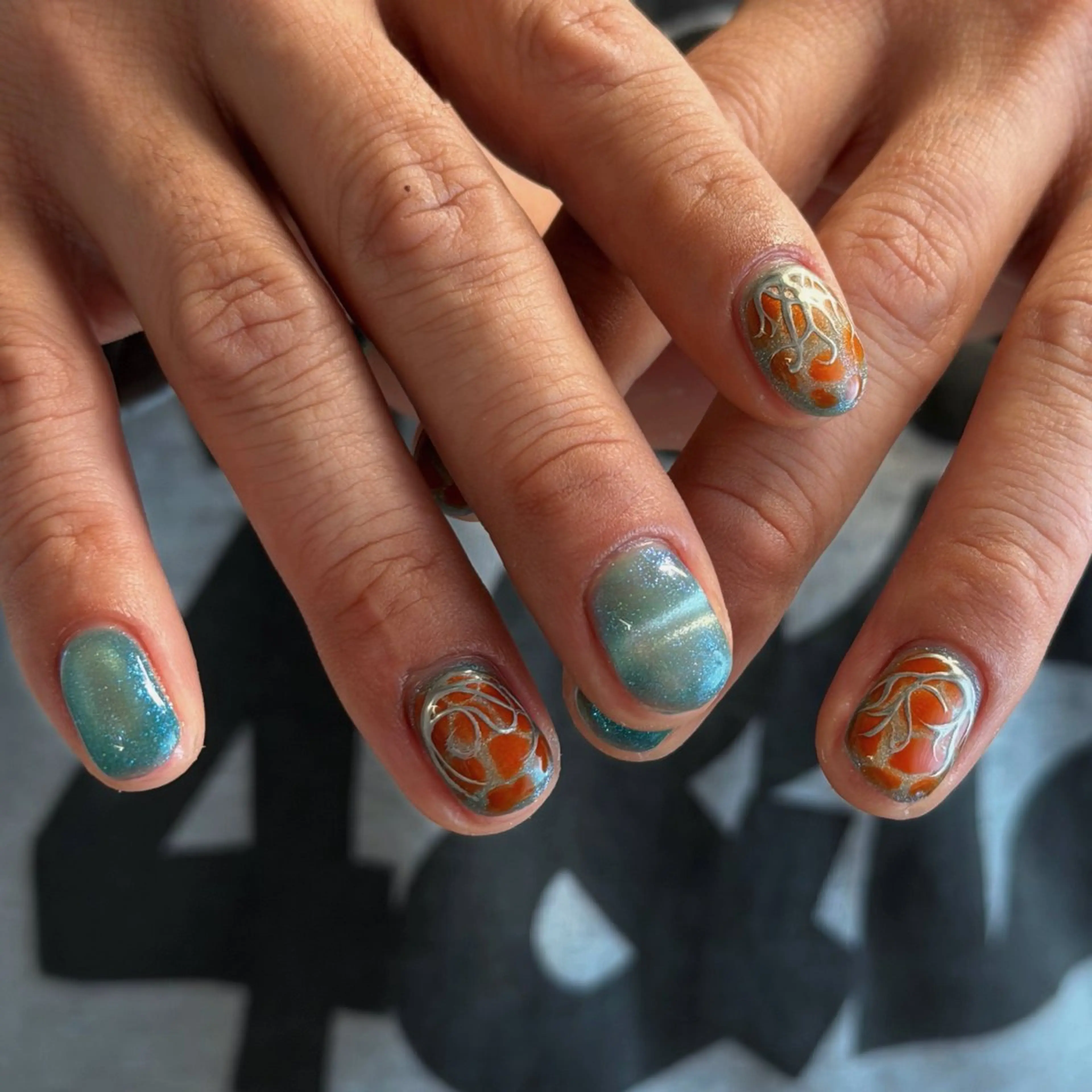 ネイル メンズネイル ハンドネイル mori yuina ┆͓̽ NUDGEのネイルデザイン