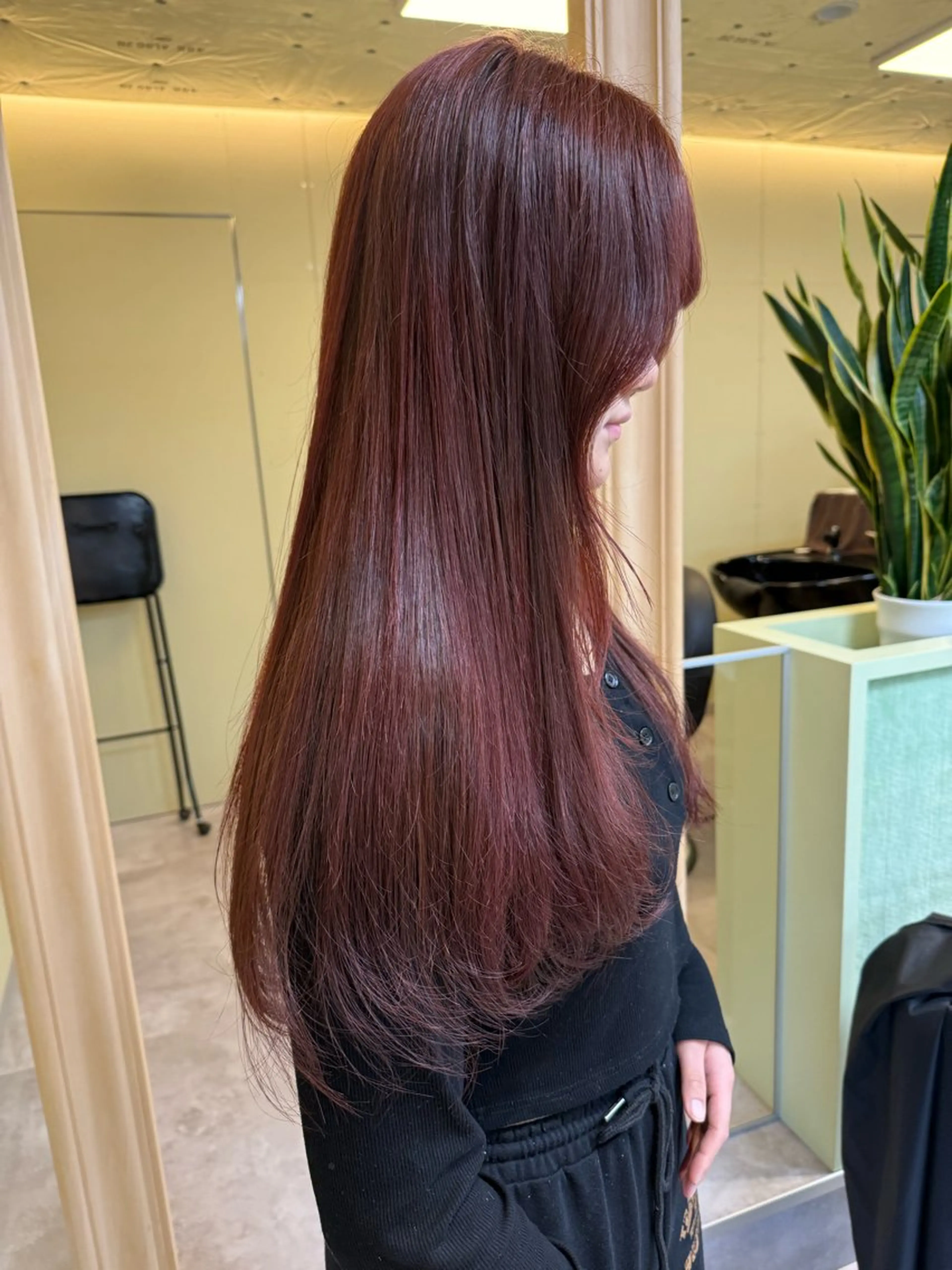 セミロング カラー カット ヘアカラー 伶風/ボブ/ ハッシュカットのヘアスタイル