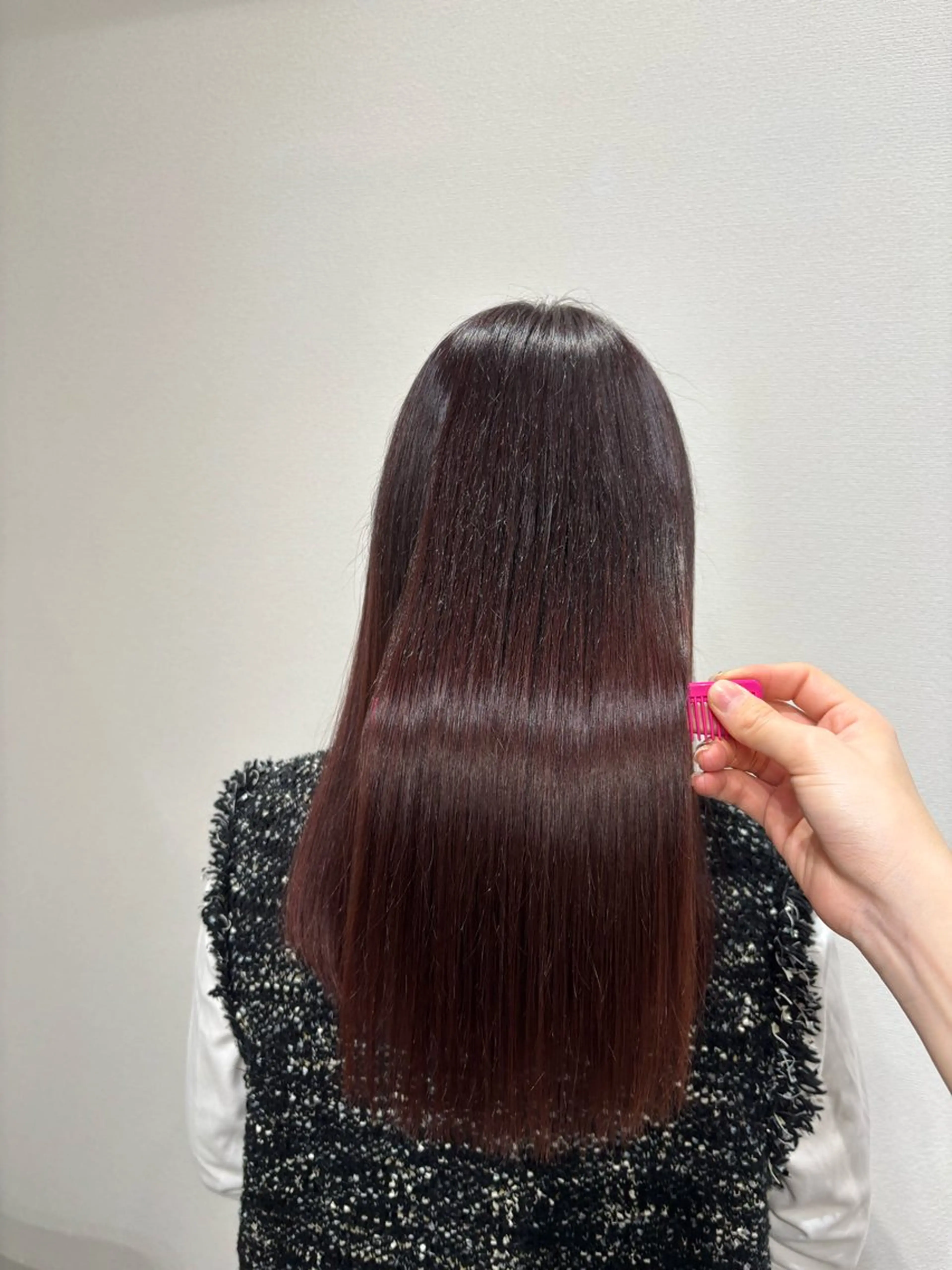 カラー momoka/暖色 カラー/縮毛矯正✨️のヘアスタイル