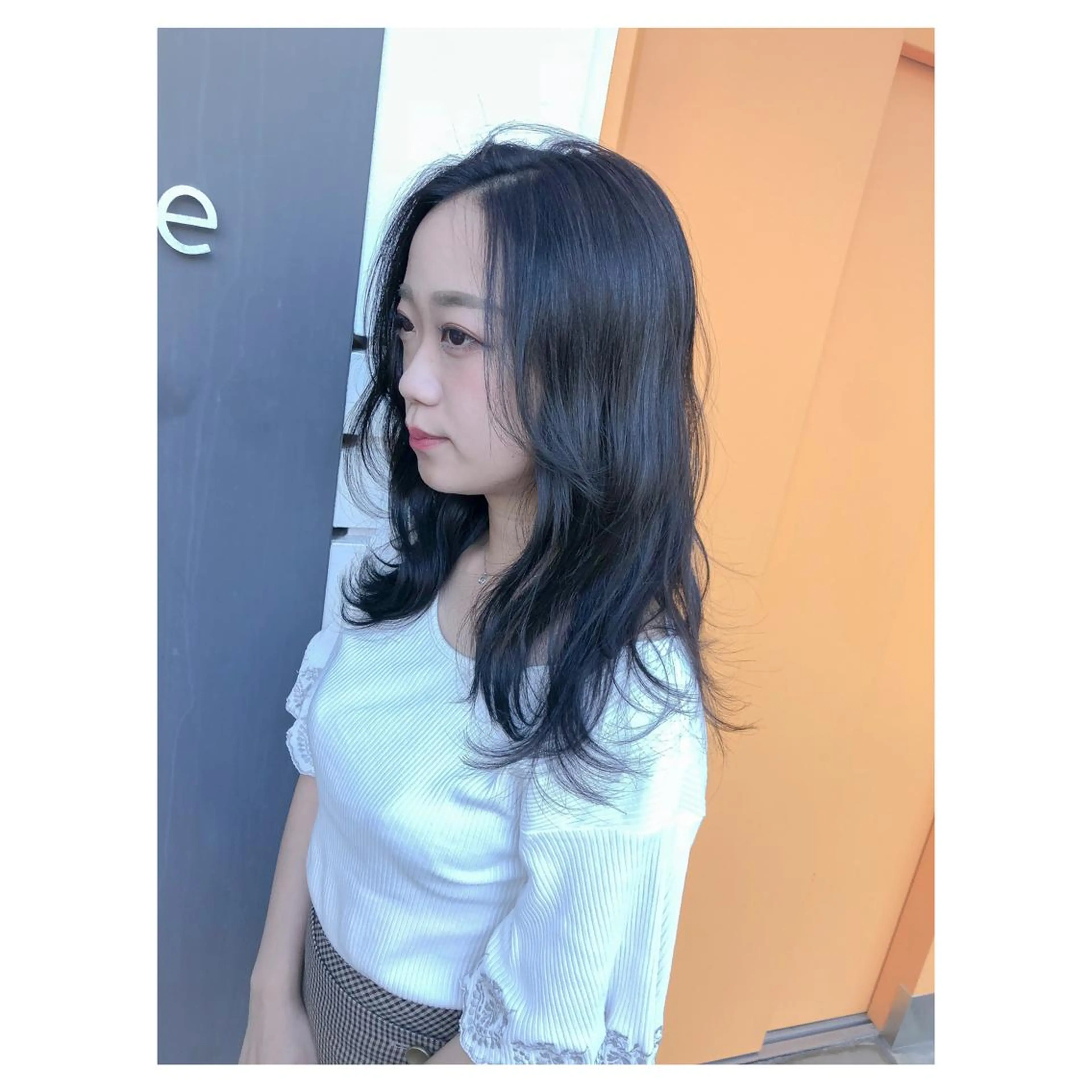 セミロング カラー ブルーカラー ブルージュ 透明感カラー ハイライトカラー ハイライト カット ヘアカラー トリートメント ヘアセット センスをお届けします 大谷将生INFPのヘアスタイル