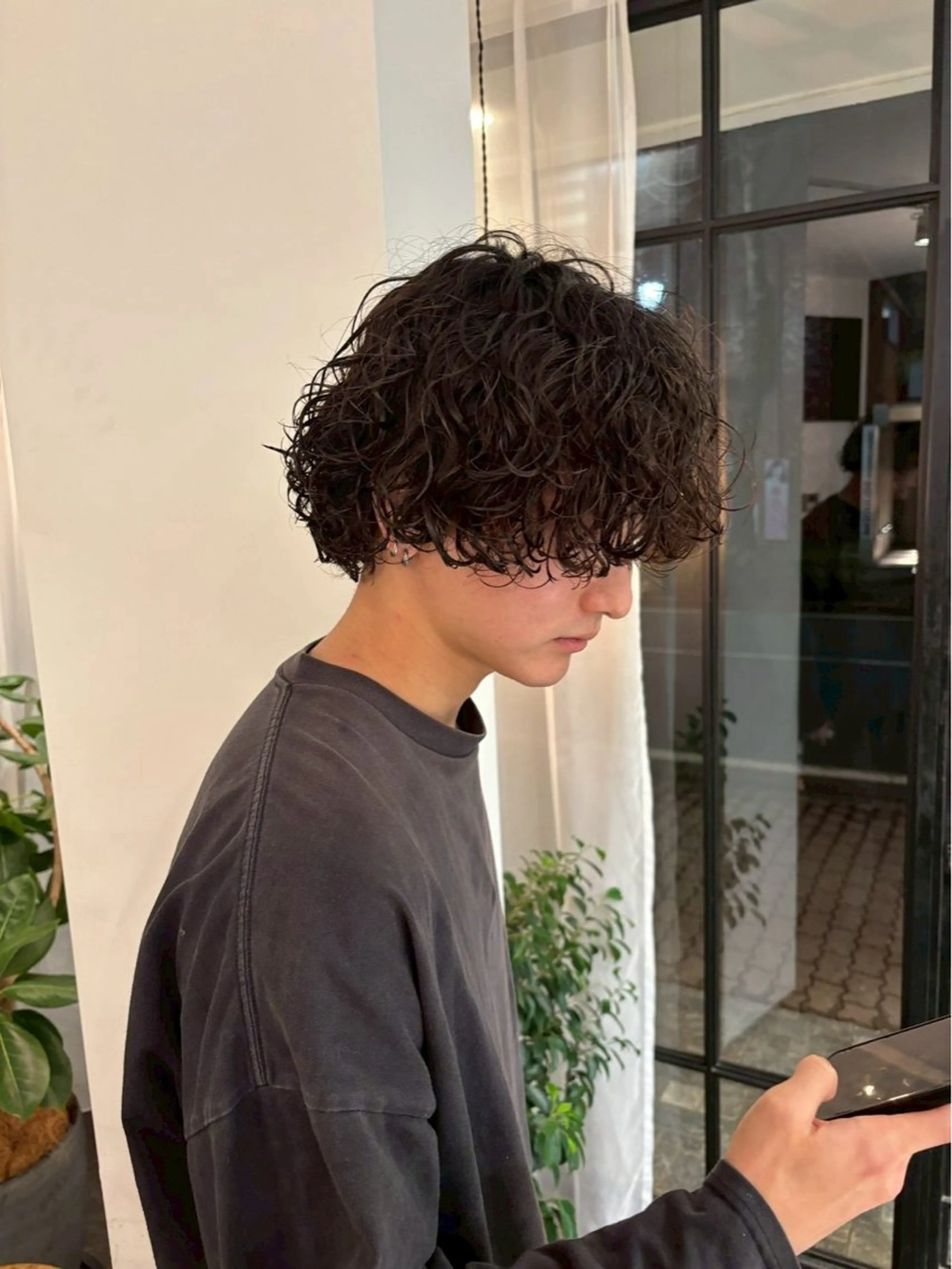 🌀似合わせメンズカットパーマ💫💫パーマをかけてお洒落度アップ⤴️🫶🫶の写真