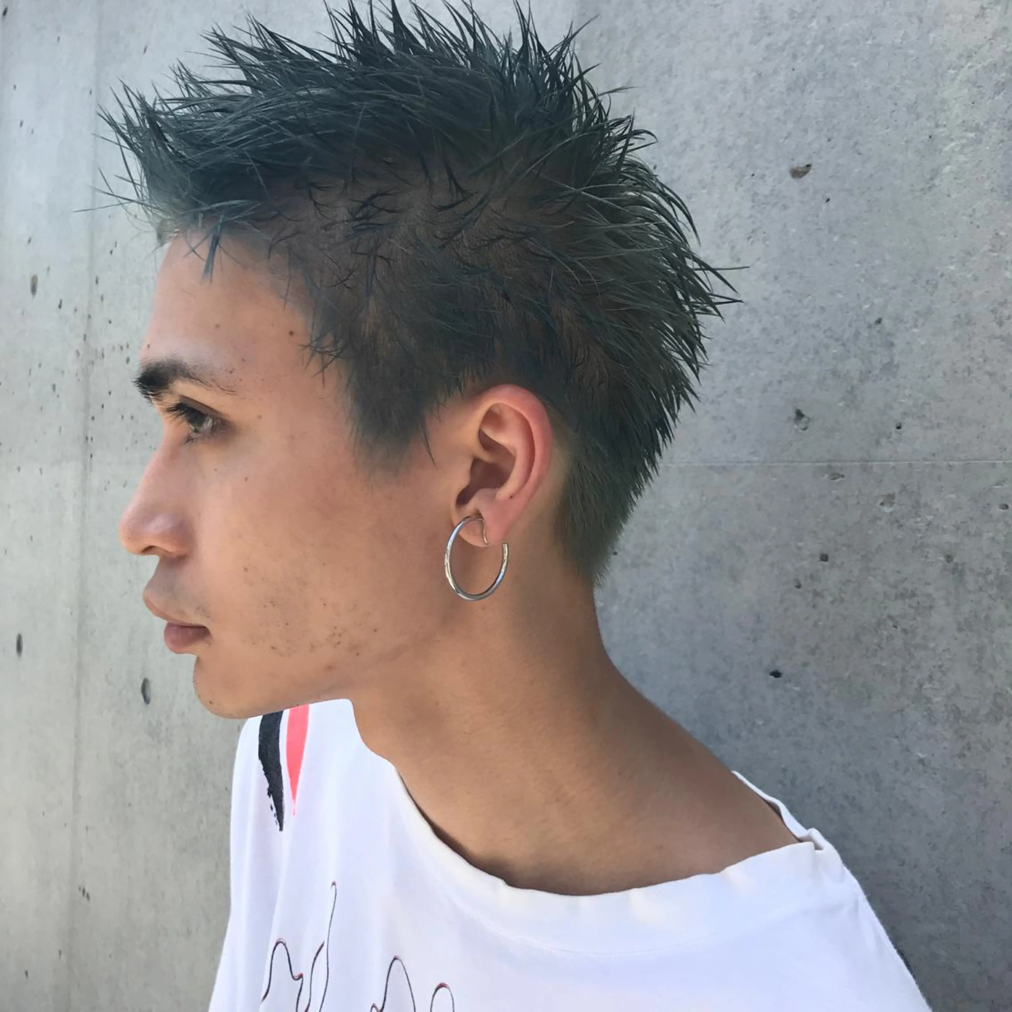 ショート カラー メンズ 住本 大明のヘアスタイル