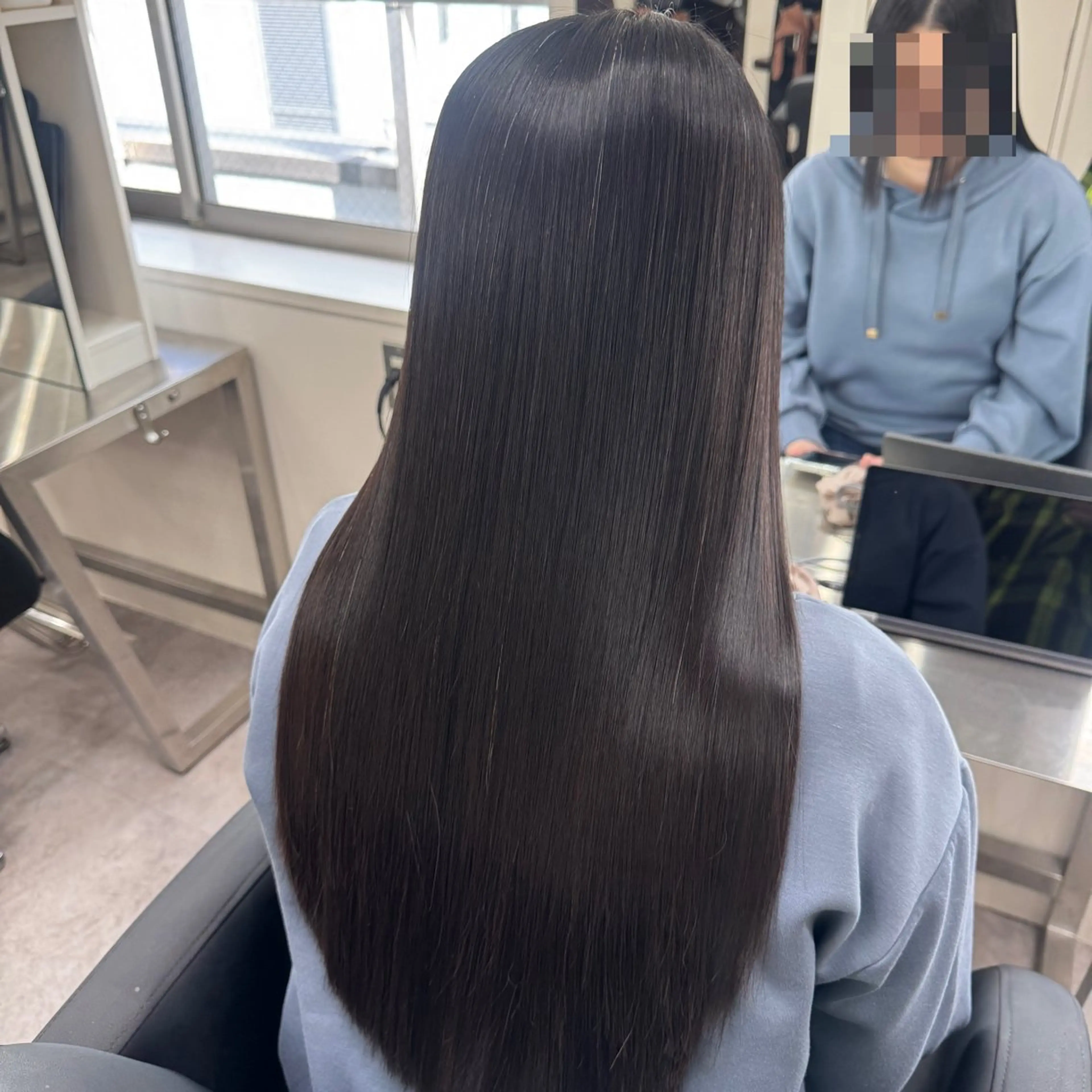 ロング カラー カット 縮毛矯正 トリートメント D.I.E.V.A 錦糸町 艶髪/美髪質改善&トリートメント 【ディーバ】所属・🎀レイヤー×透明感 ×髪質改善🎀米田のヘアスタイル