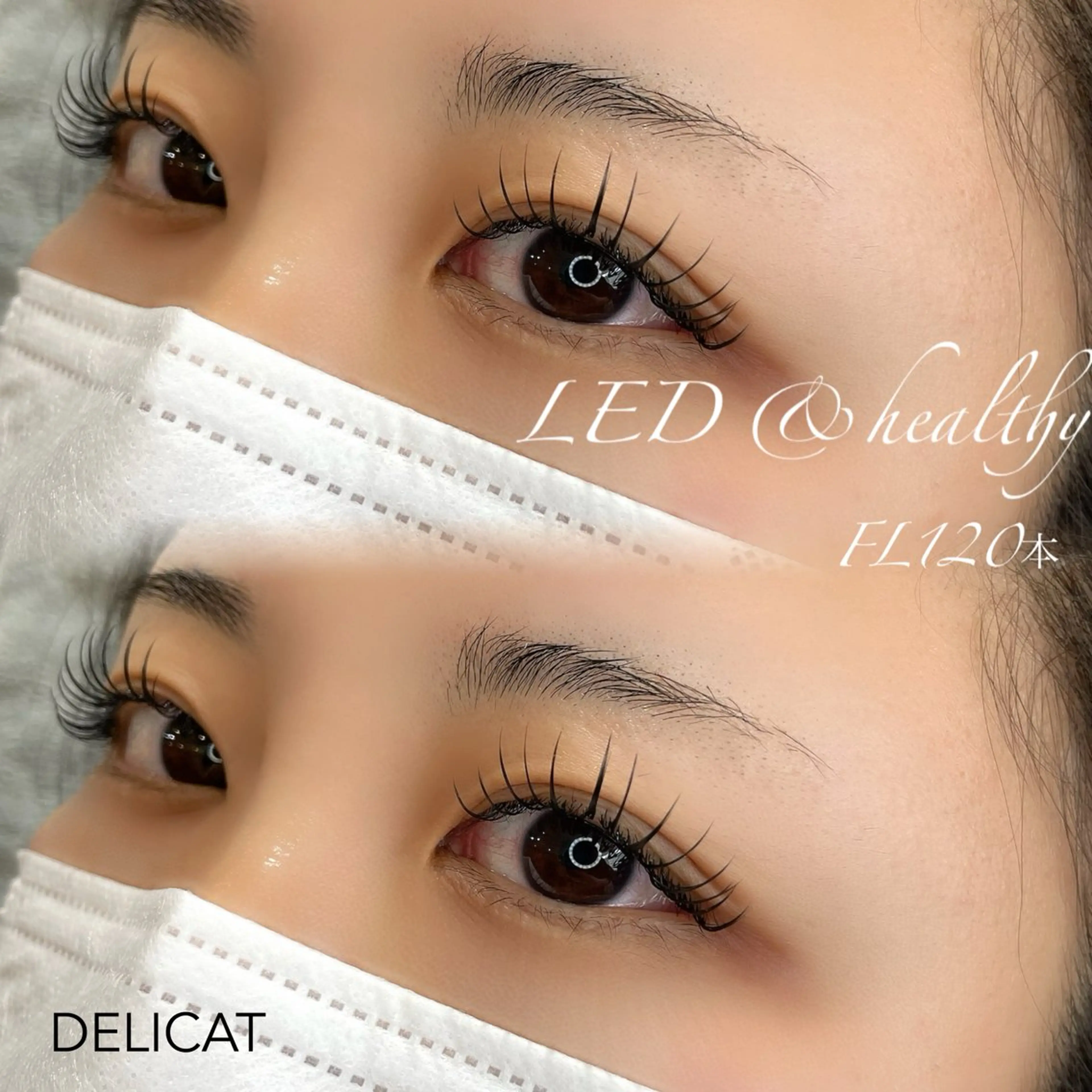 マツエク・マツパ DELICAT MIHOのマツエク・マツパデザイン