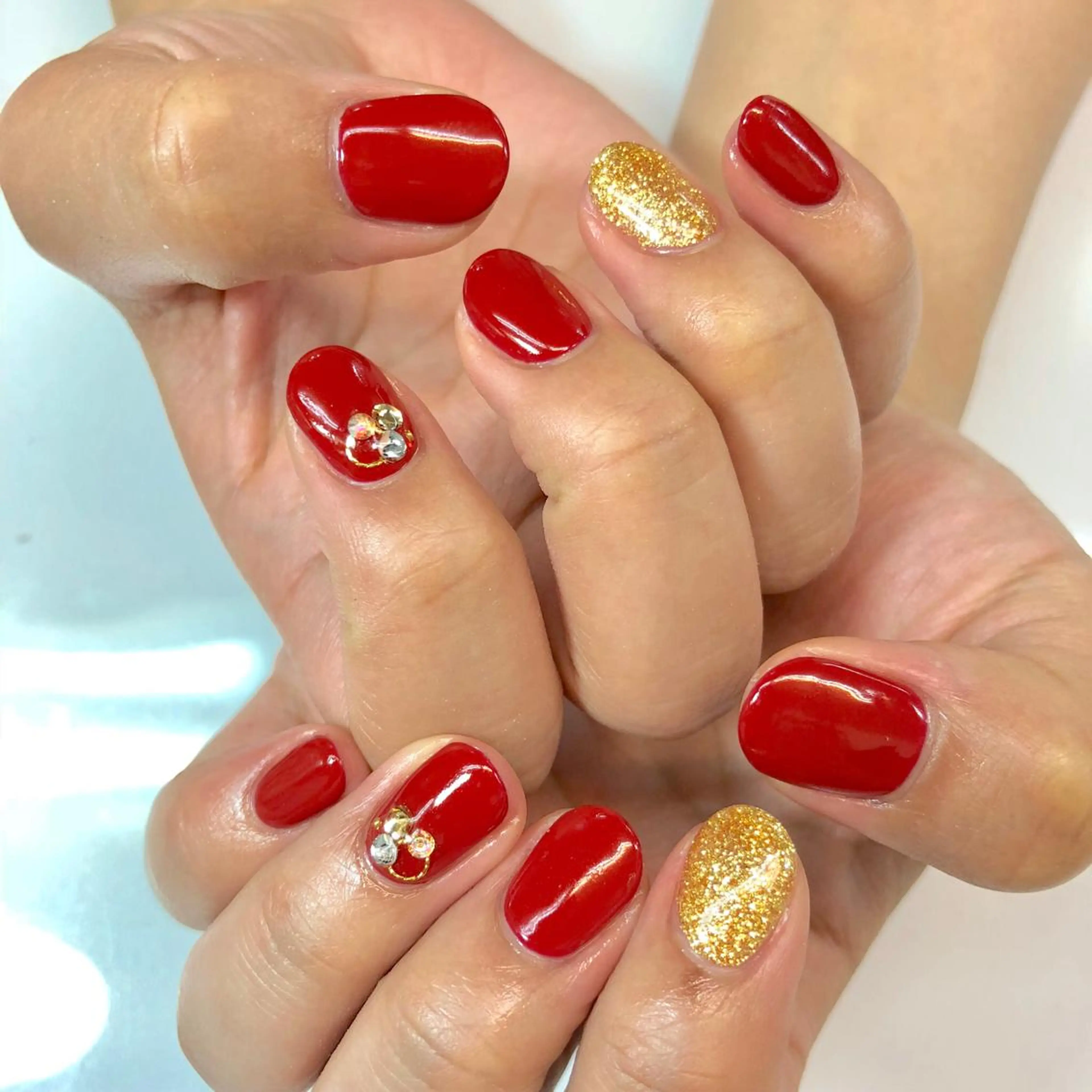 ネイル ストーンネイル ハンドネイル Tocowaka マエダのネイルデザイン