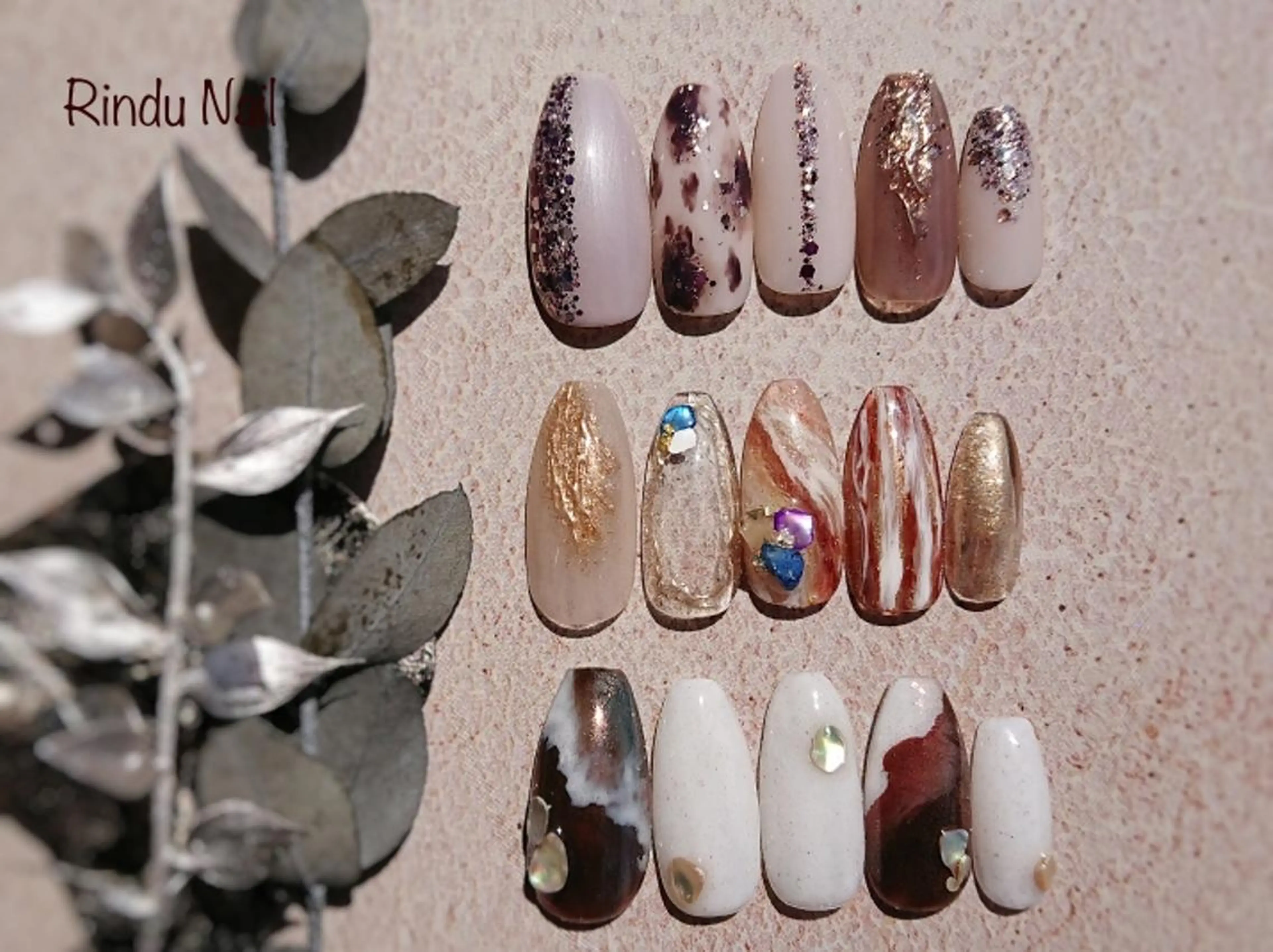 ネイル ニュアンスネイル ハンドネイル Rindu Nail 名駅miniのネイルデザイン