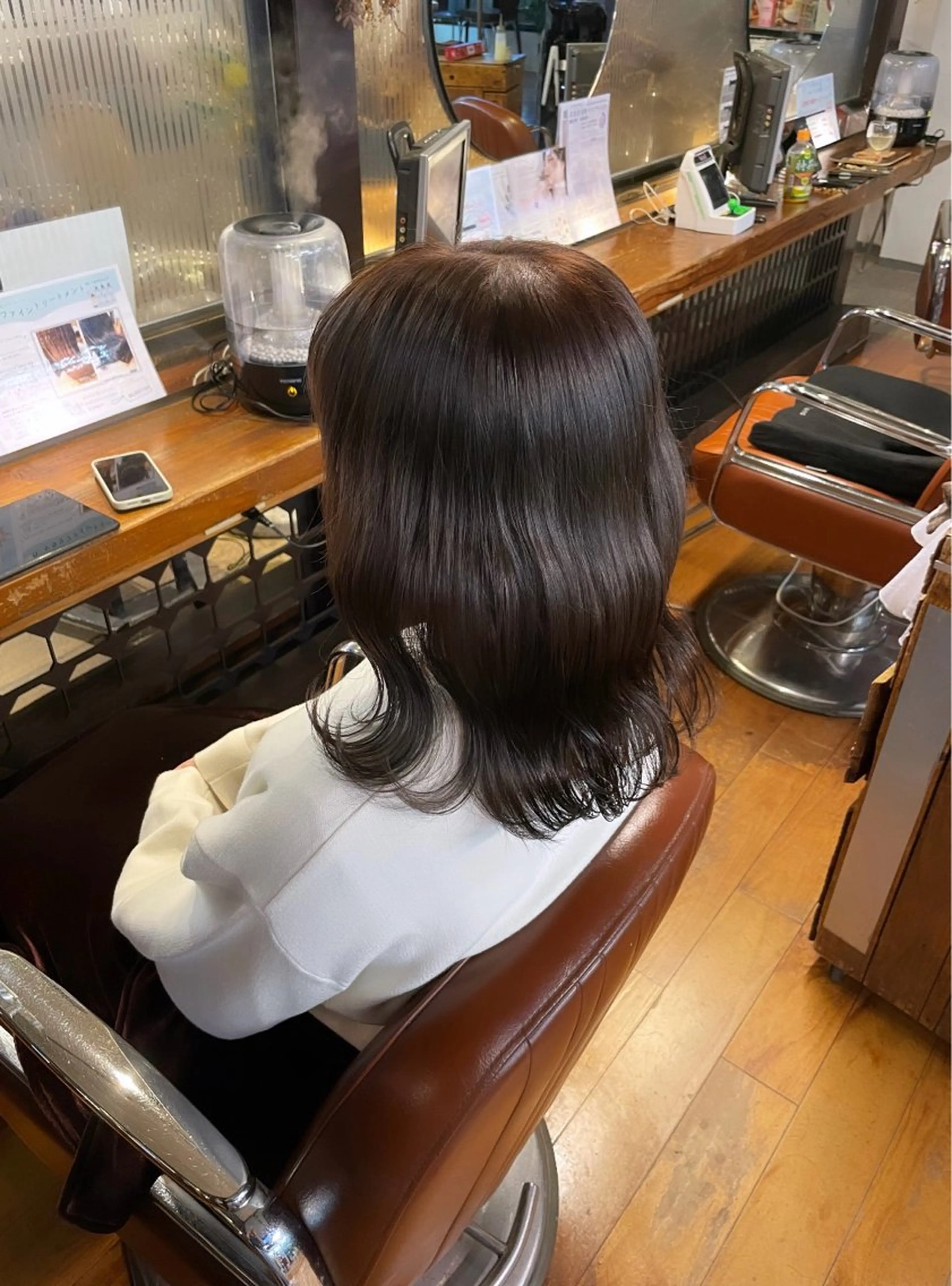 ミディアム カラー 透明感カラー ラベンダーカラー ayaka |トレンドヘアのヘアスタイル