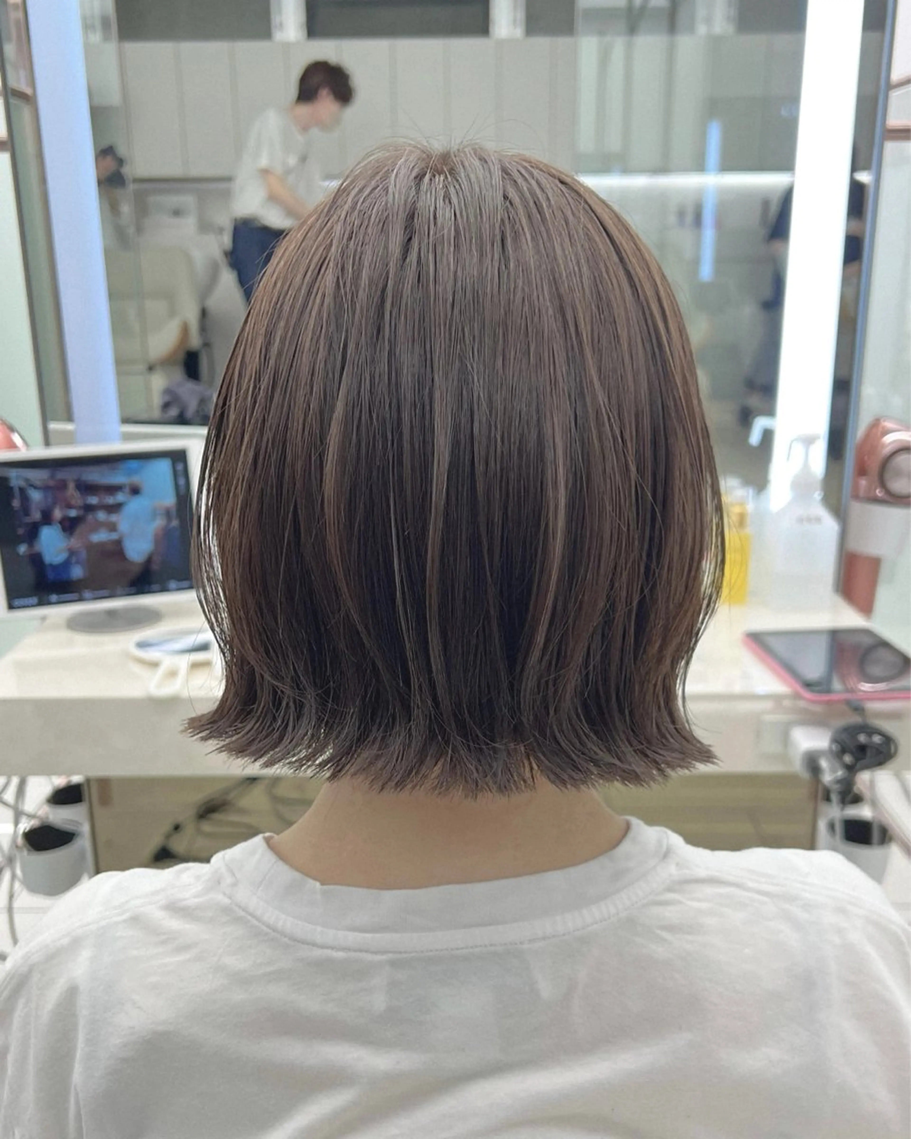 ショート カラー COA GINZA 空也/前髪/顔まわりのヘアスタイル