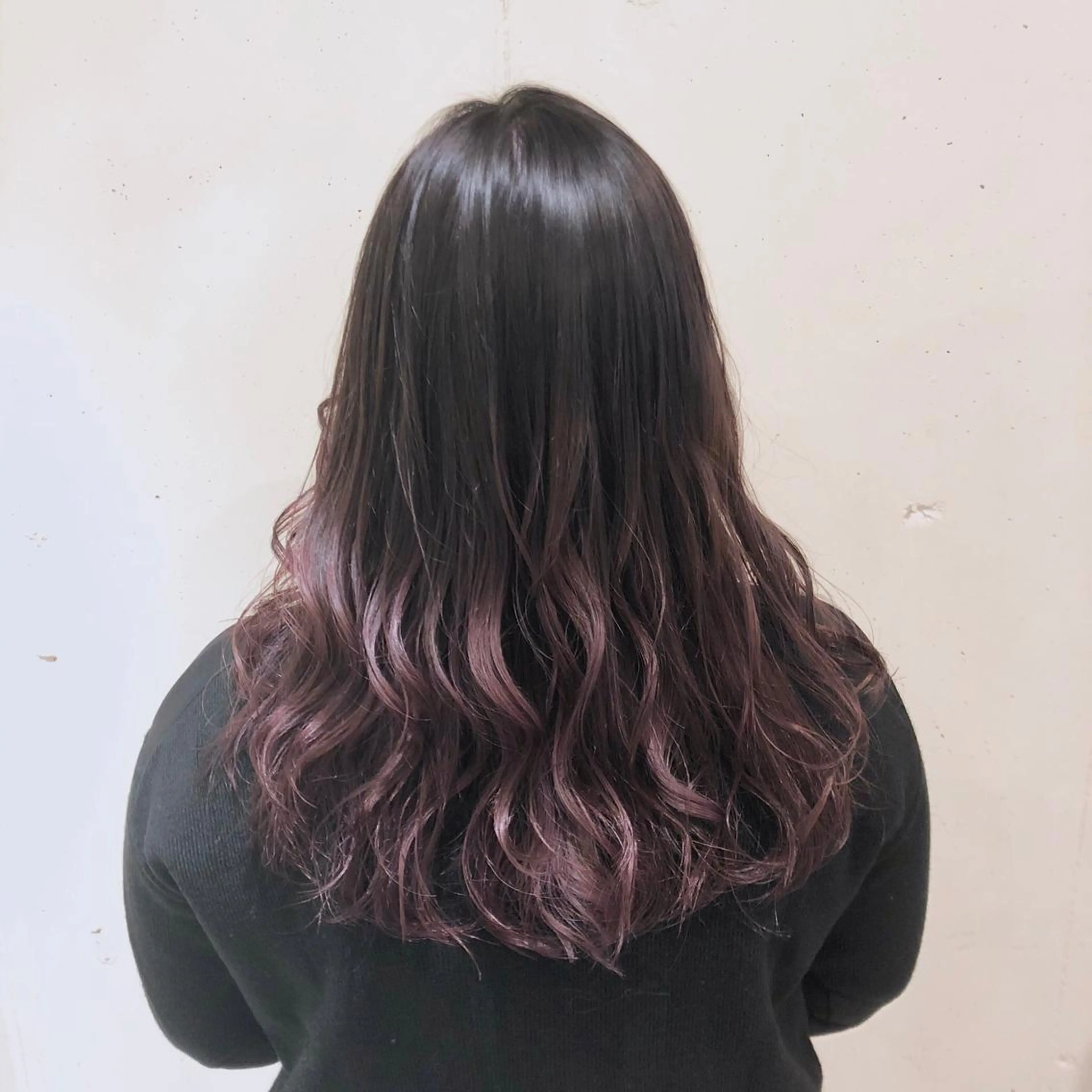 セミロング カラー パーマ ヘアアレンジ バレイヤージュ ブリーチ ケアブリーチ 透明感カラー グラデーションカラー 【ツヤ髪美容師】 ツダケイスケのヘアスタイル