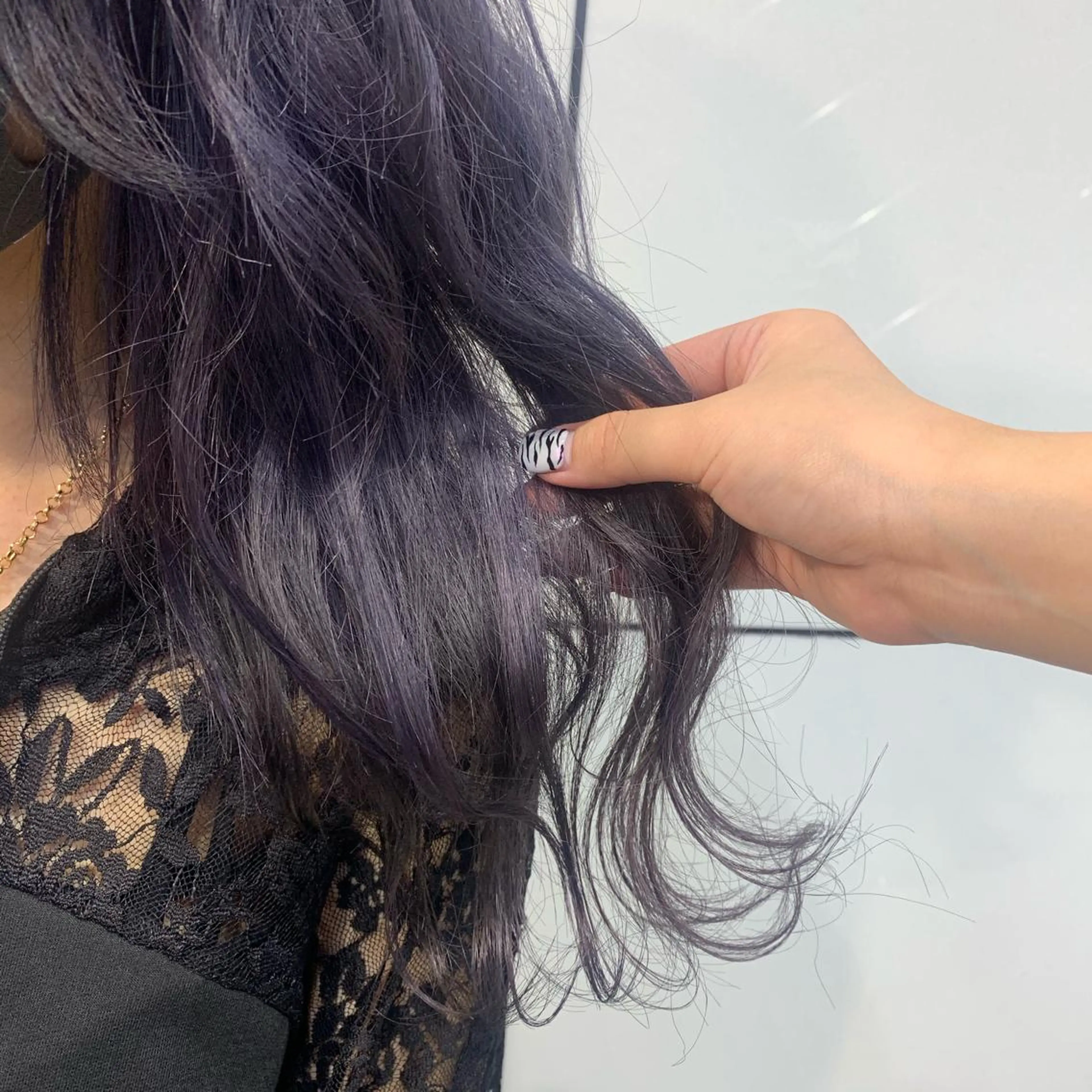 セミロング ヘアカラー トリートメント 韓国ヘア🦋 MIYUのヘアスタイル